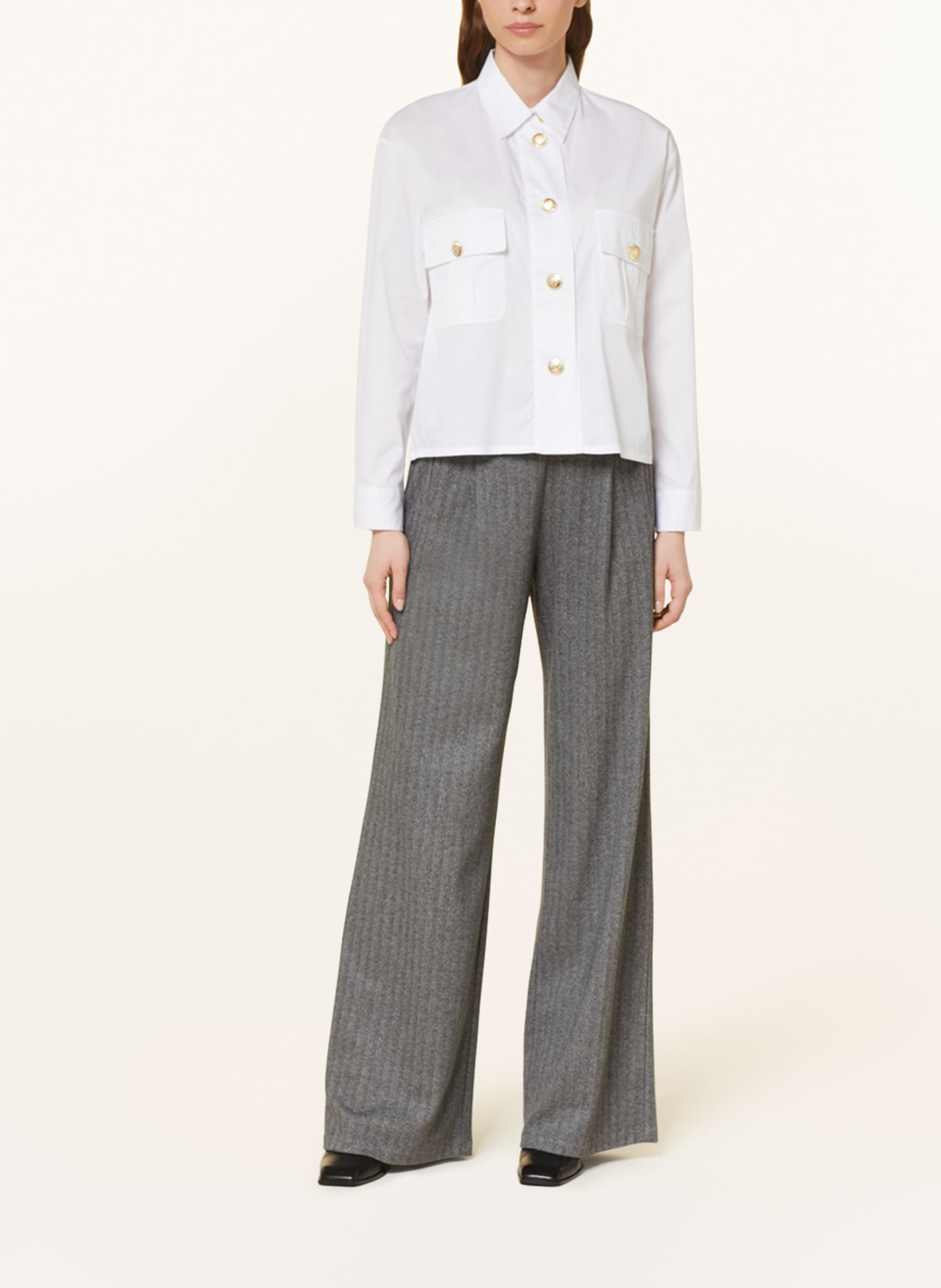 SEM PER LEI Shirt blouse, Color: WHITE (Image 2)