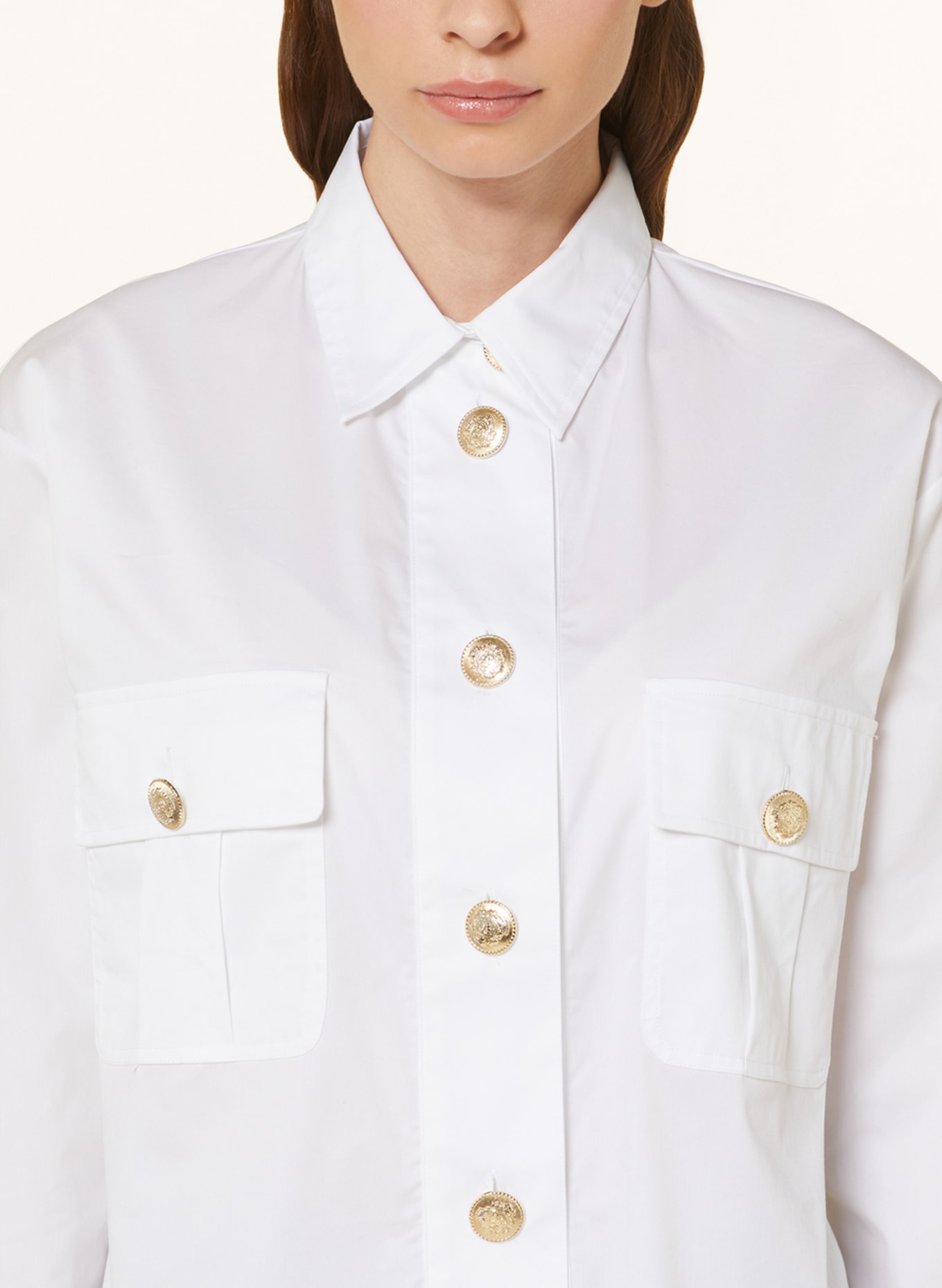 SEM PER LEI Shirt blouse, Color: WHITE (Image 4)