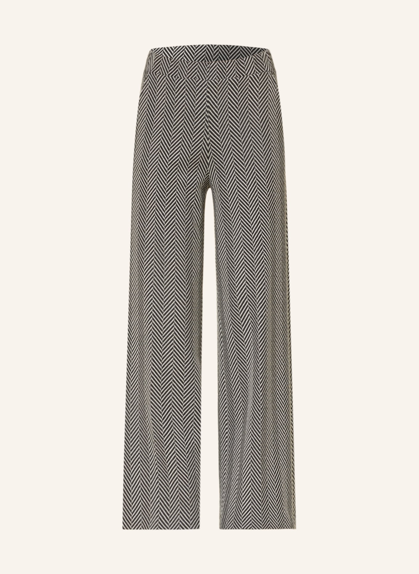 SEM PER LEI Jersey pants, Color: BLACK/ WHITE (Image 1)