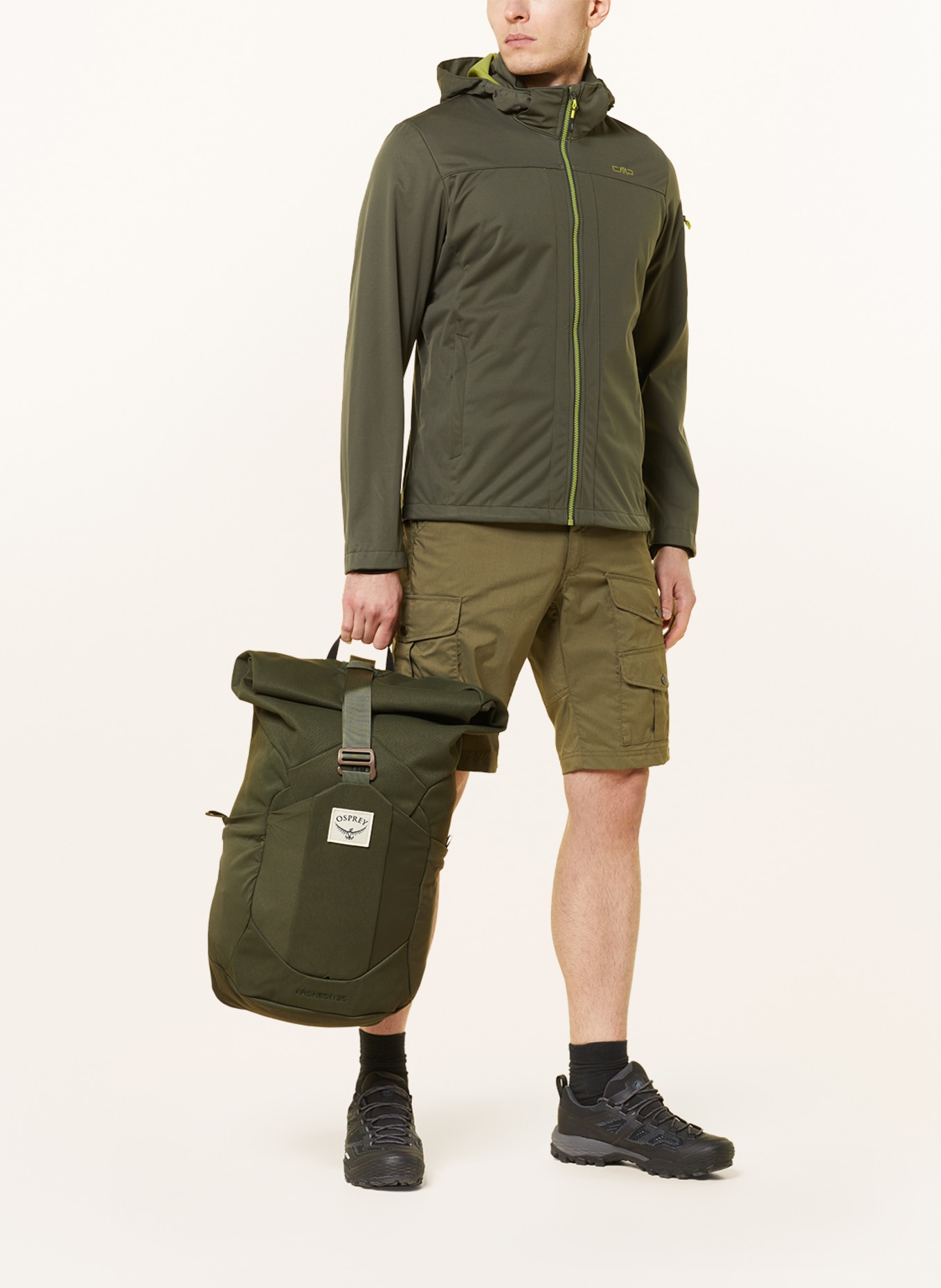 OSPREY Backpack ARCHEON 25 l with laptop compartment, Color: OLIVE (Image 5)
