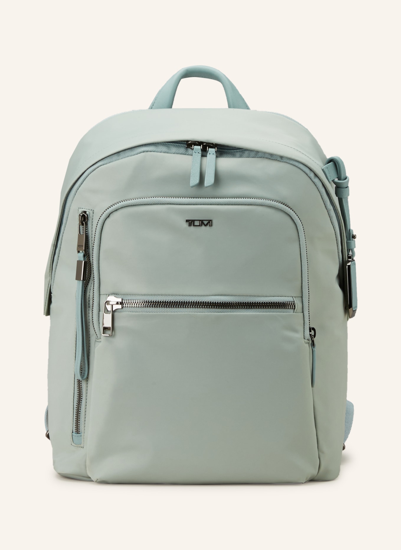 TUMI VOYAGEUR backpack HALSEY with laptop compartment, Color: LIGHT GREEN (Image 1)