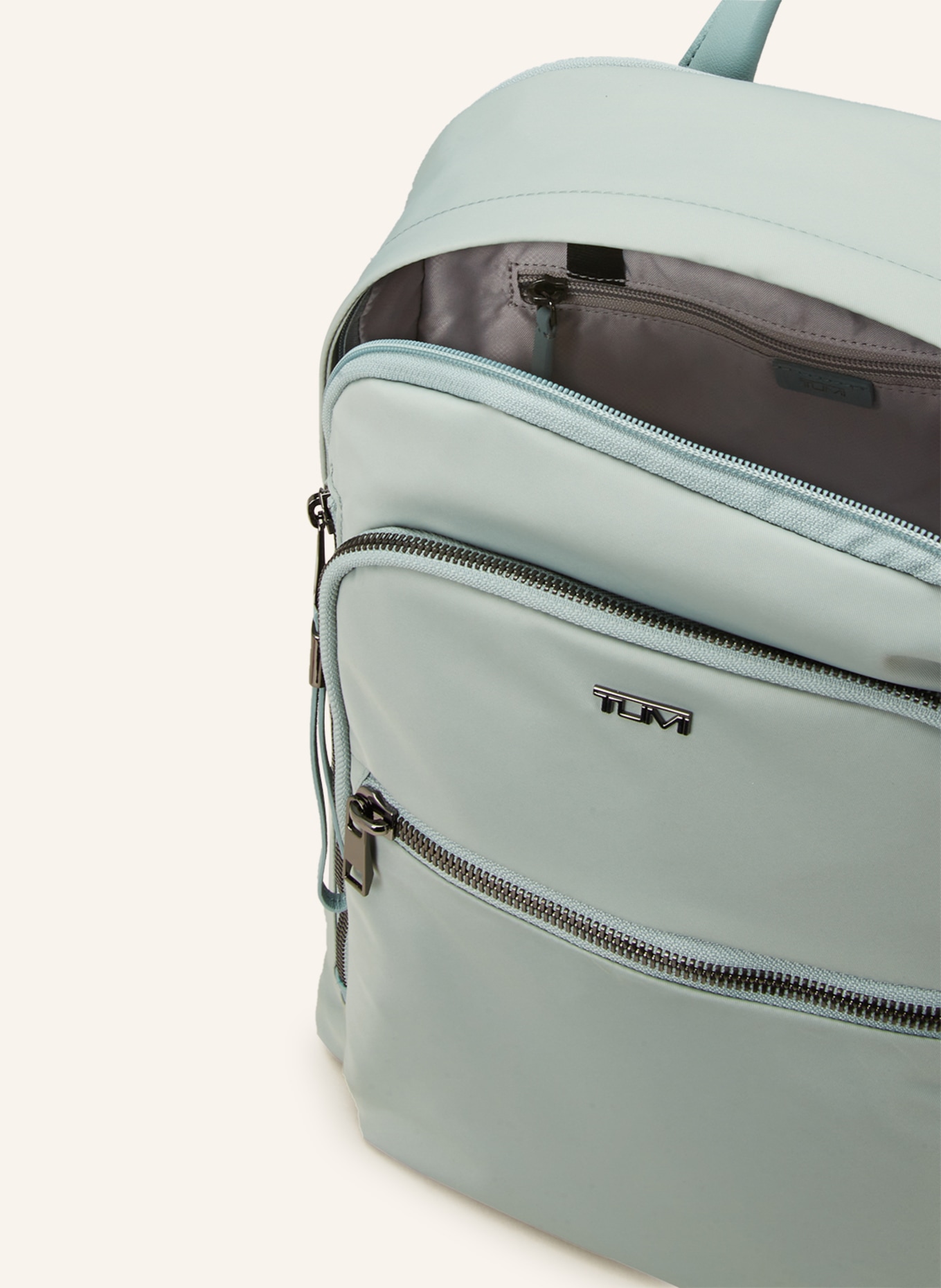 TUMI VOYAGEUR backpack HALSEY with laptop compartment, Color: LIGHT GREEN (Image 3)