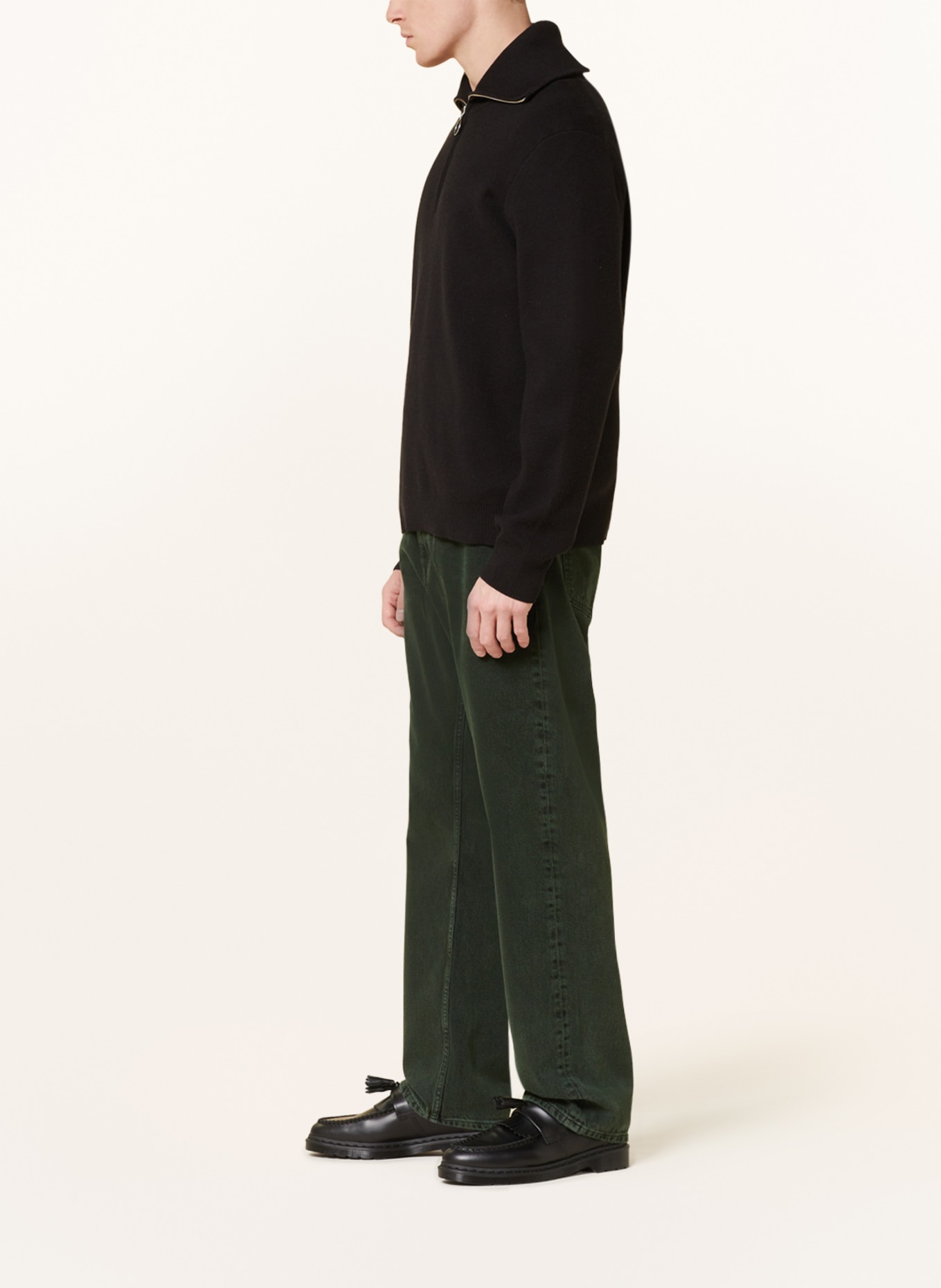 SAMSØE  SAMSØE Jeans EDDIE loose fit, Color: CLR001082 Green marble (Image 4)