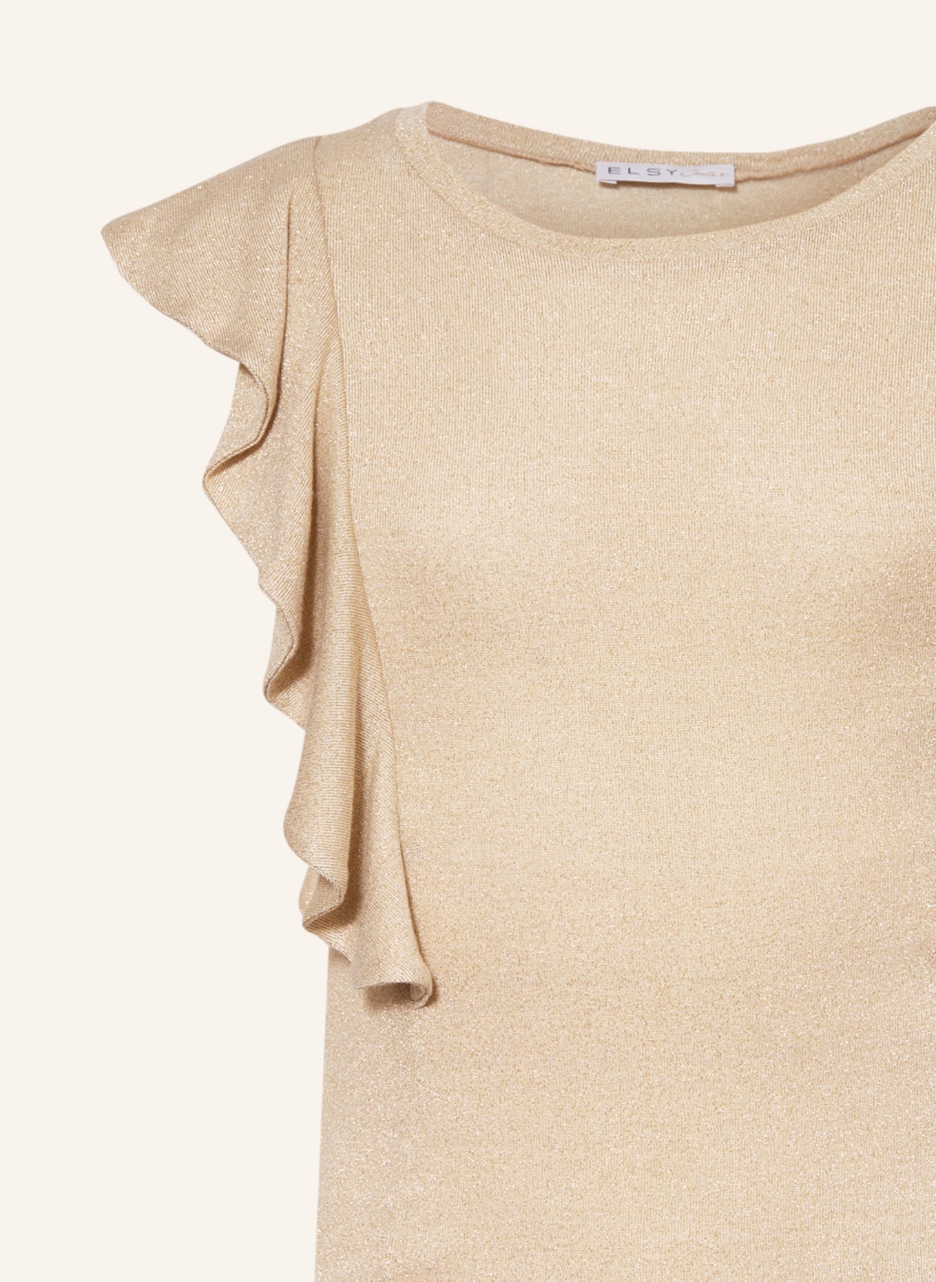 ELSY T-Shirt FANTINA mit Glitzergarn, Farbe: GOLD (Bild 3)