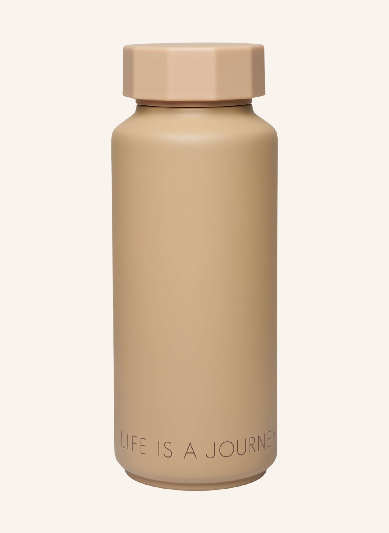 DESIGN LETTERS Isolierflasche GRNBLIFEIS, Farbe: BEIGE (Bild 1)