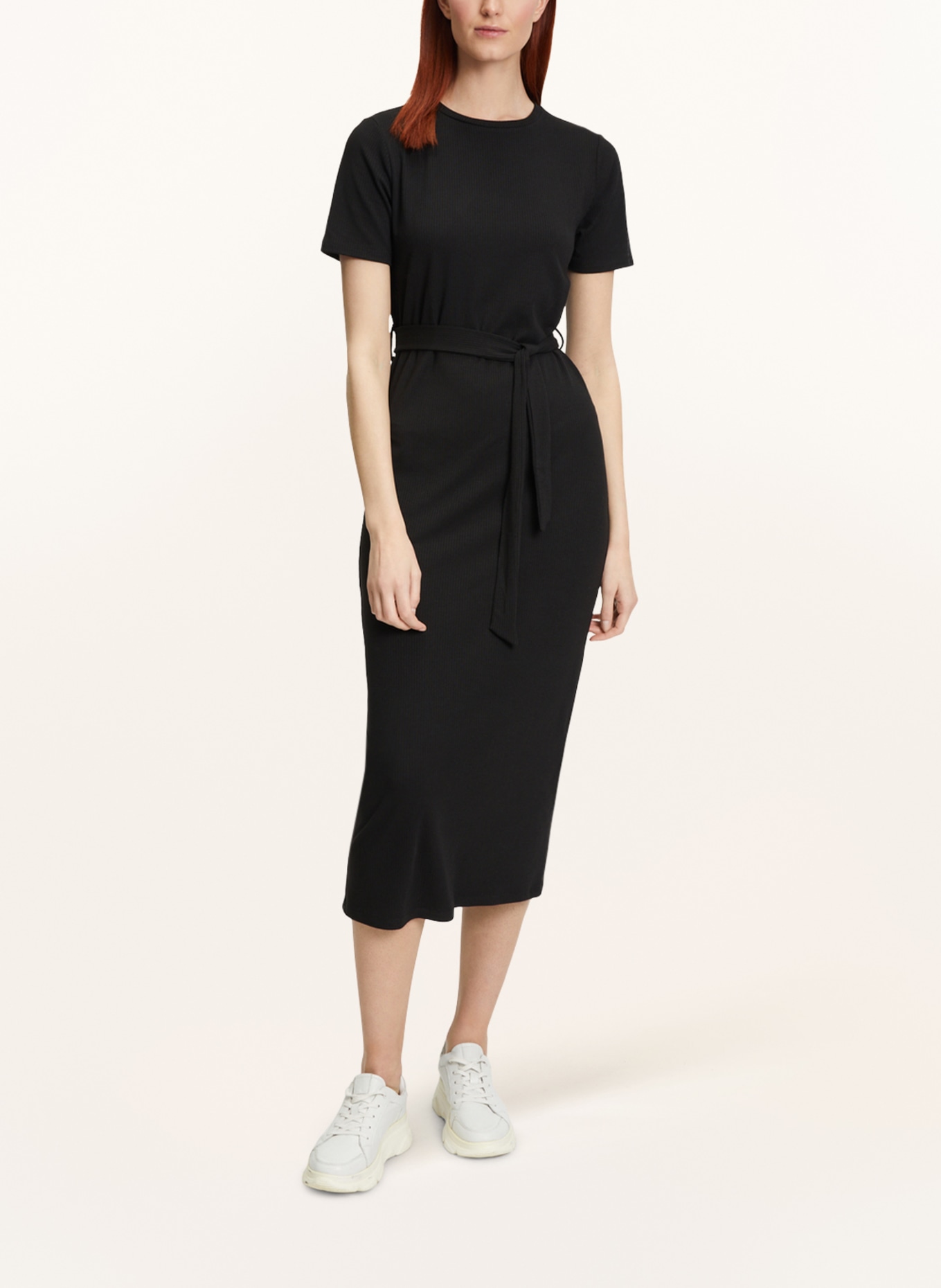 CARTOON Jersey dress, Color: BLACK (Image 2)