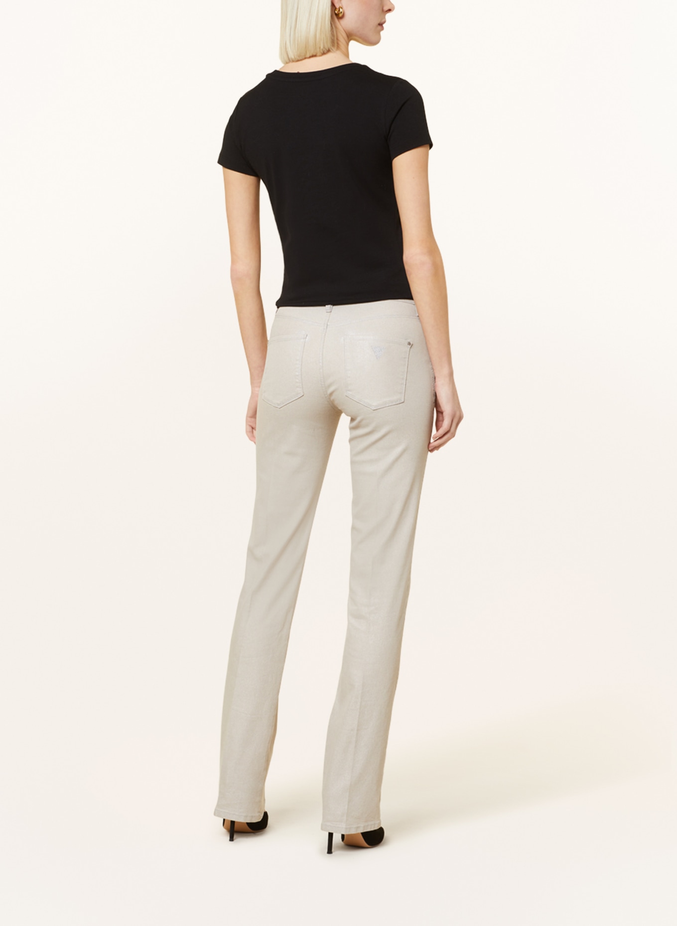 GUESS Straight jeans, Color: SHSI SHUTTLE SILVER (Image 3)