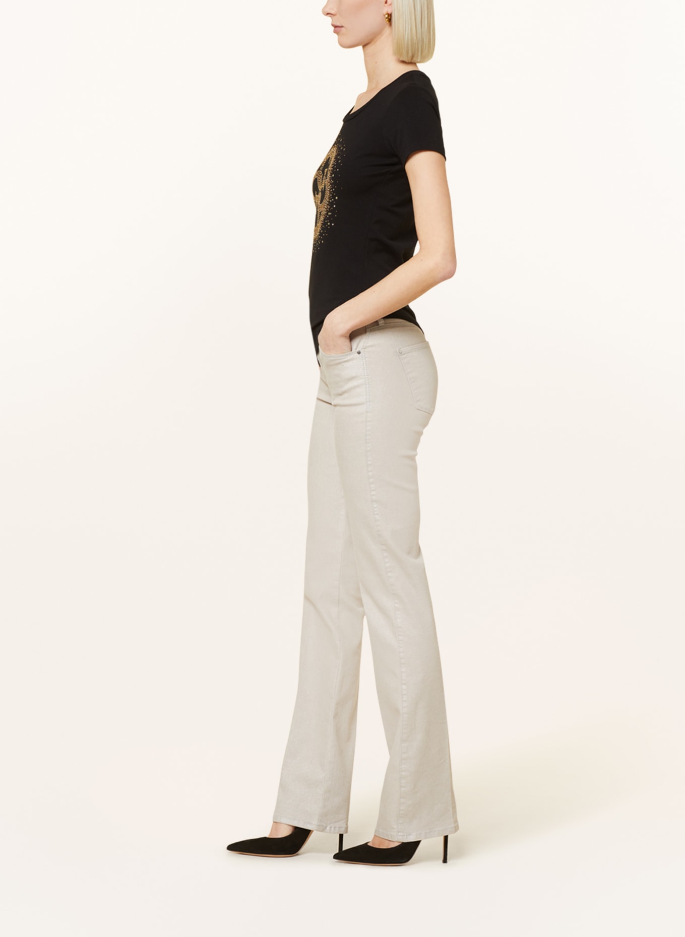 GUESS Straight Jeans, Farbe: SHSI SHUTTLE SILVER (Bild 4)