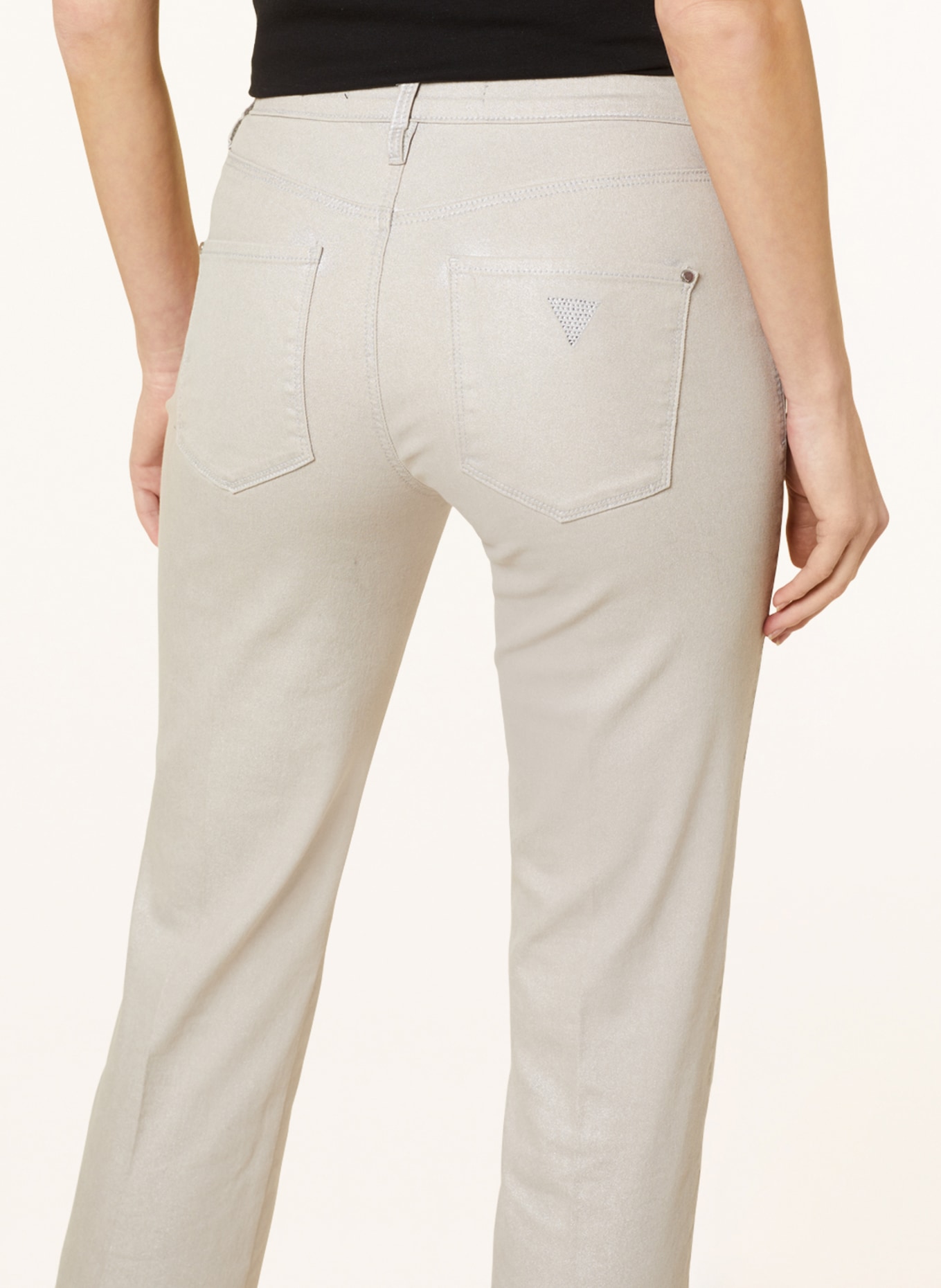 GUESS Straight Jeans, Farbe: SHSI SHUTTLE SILVER (Bild 5)
