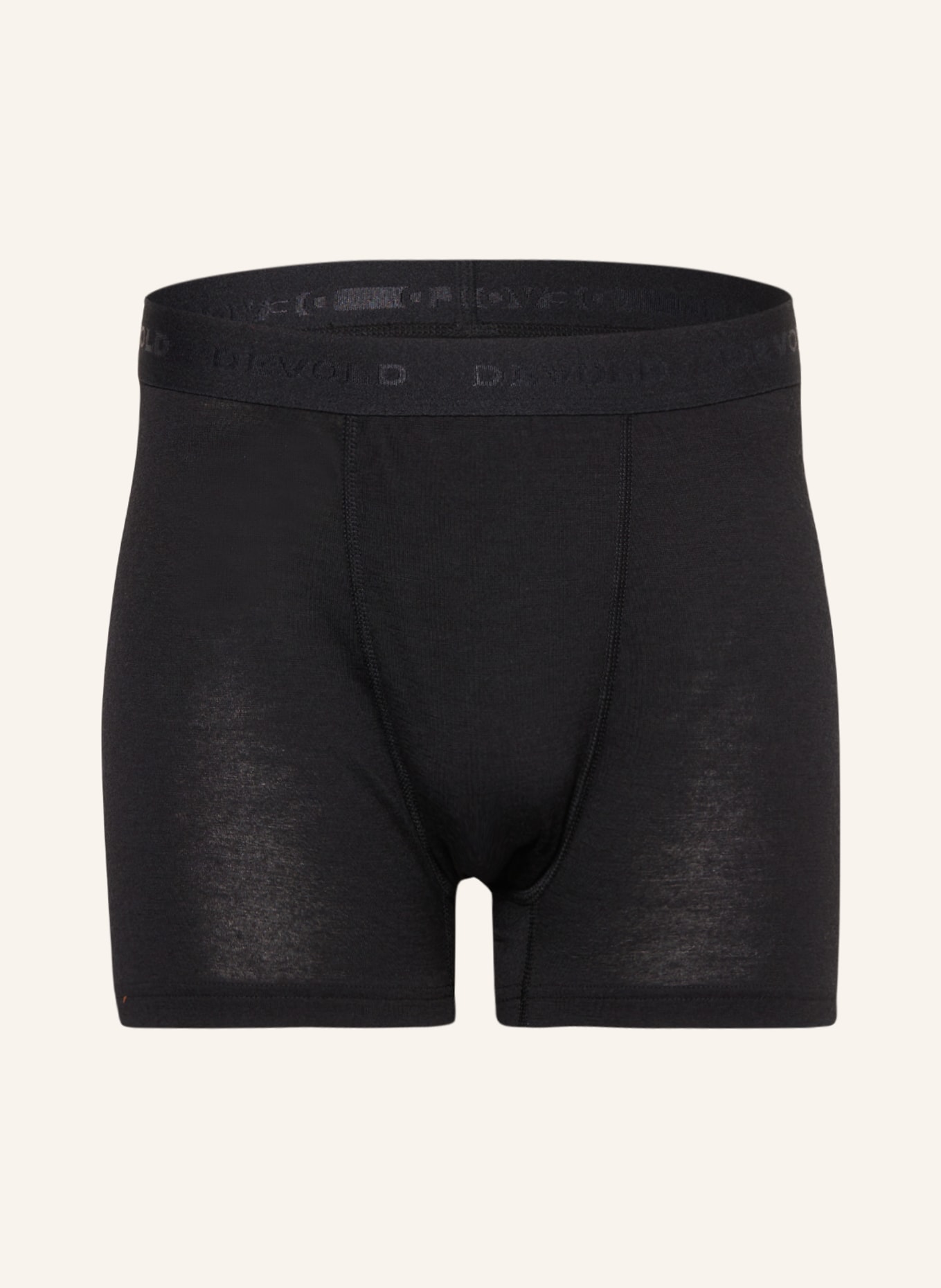 DEVOLD Functional underwear boxer shorts BREEZE MERINO 150, Color: BLACK (Image 1)