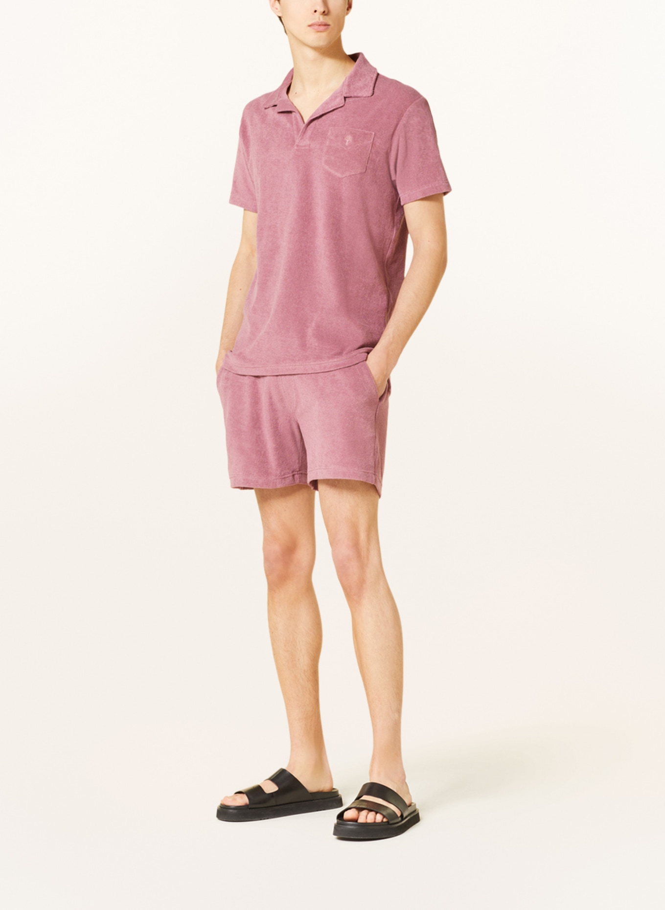 OAS Swim shorts made of terry cloth, Color: DUSKY PINK (Image 2)
