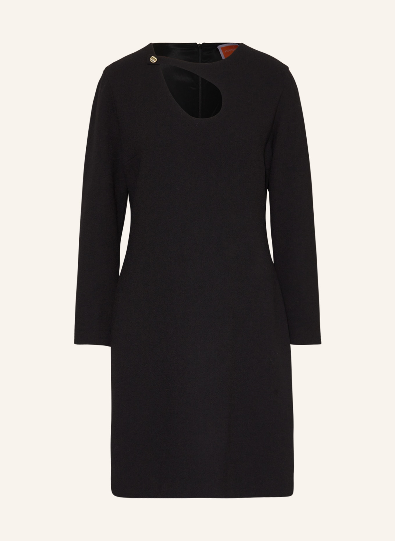 ANNA's Dress with cut-out, Color: BLACK (Image 1)