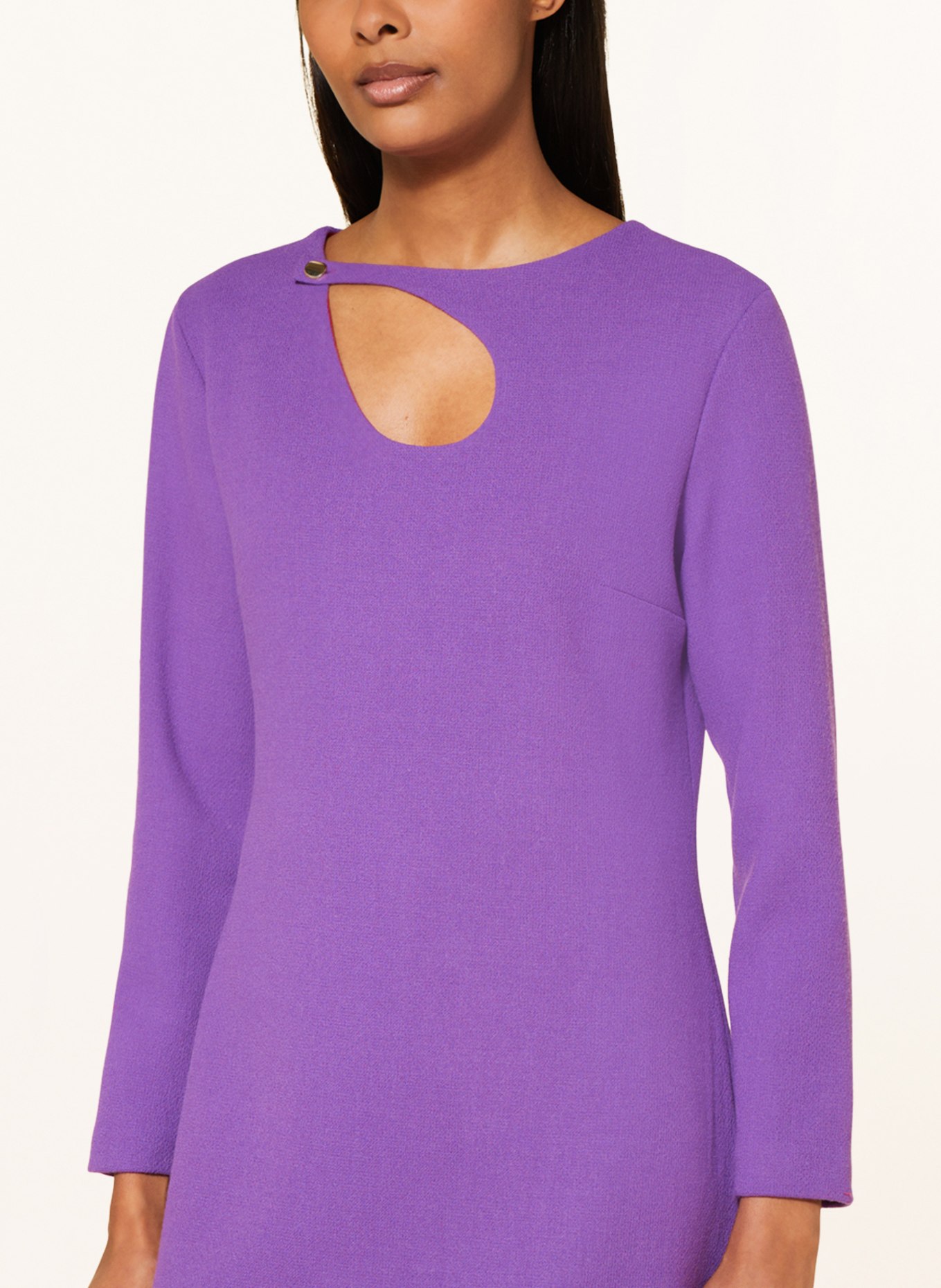 ANNA's Dress with cut-out, Color: PURPLE (Image 4)