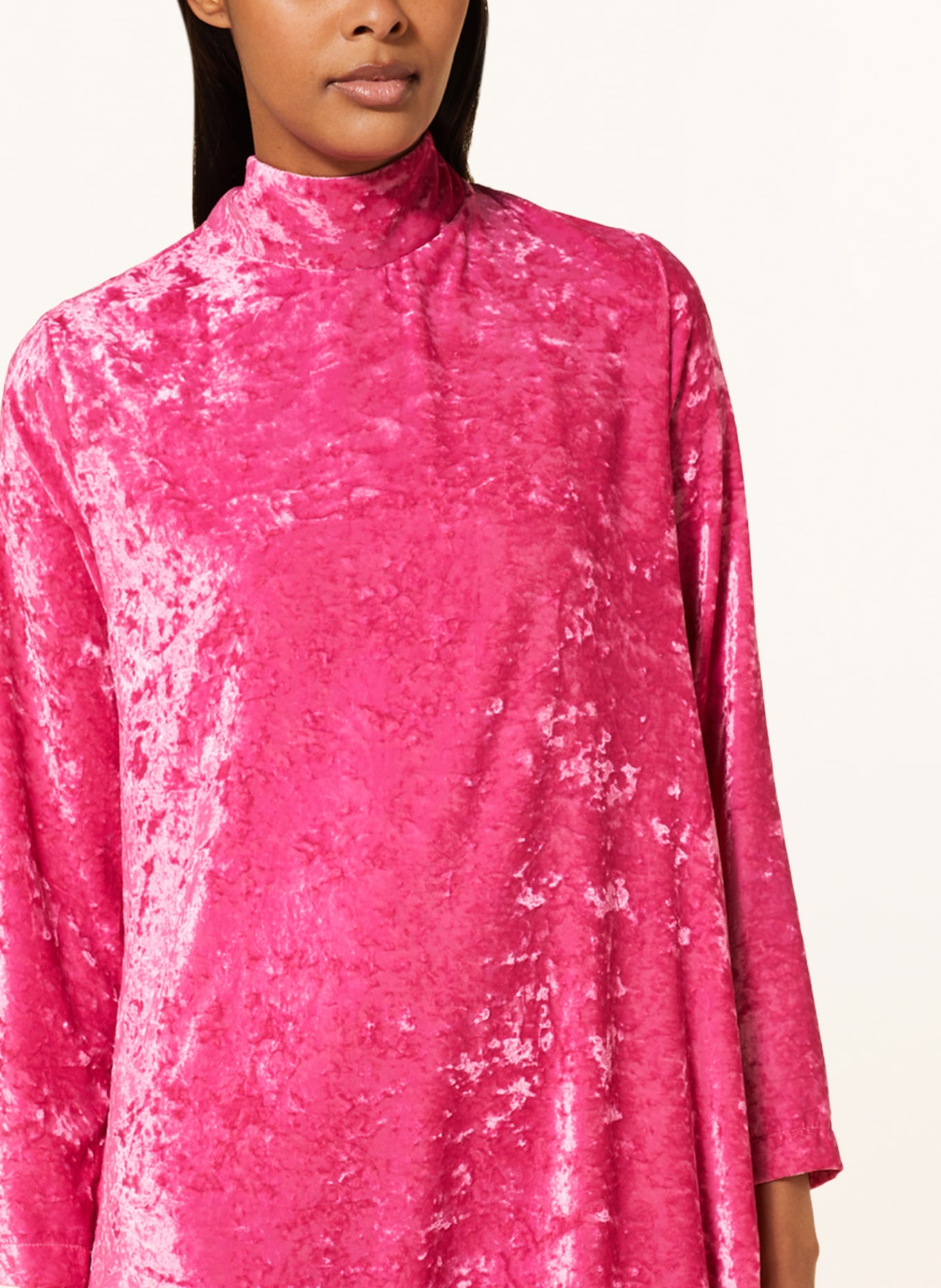 ANNA's Velvet dress, Color: PINK (Image 4)