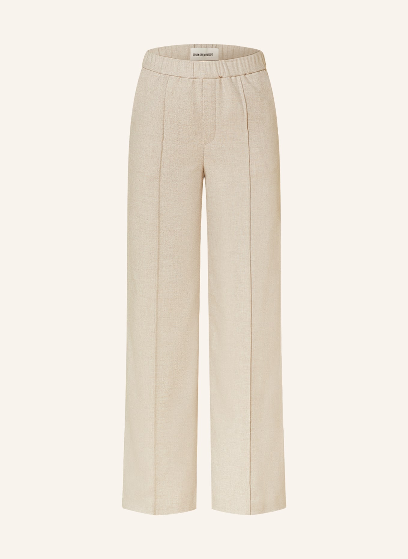 DRYKORN Wide leg trousers EARN, Color: CREAM (Image 1)