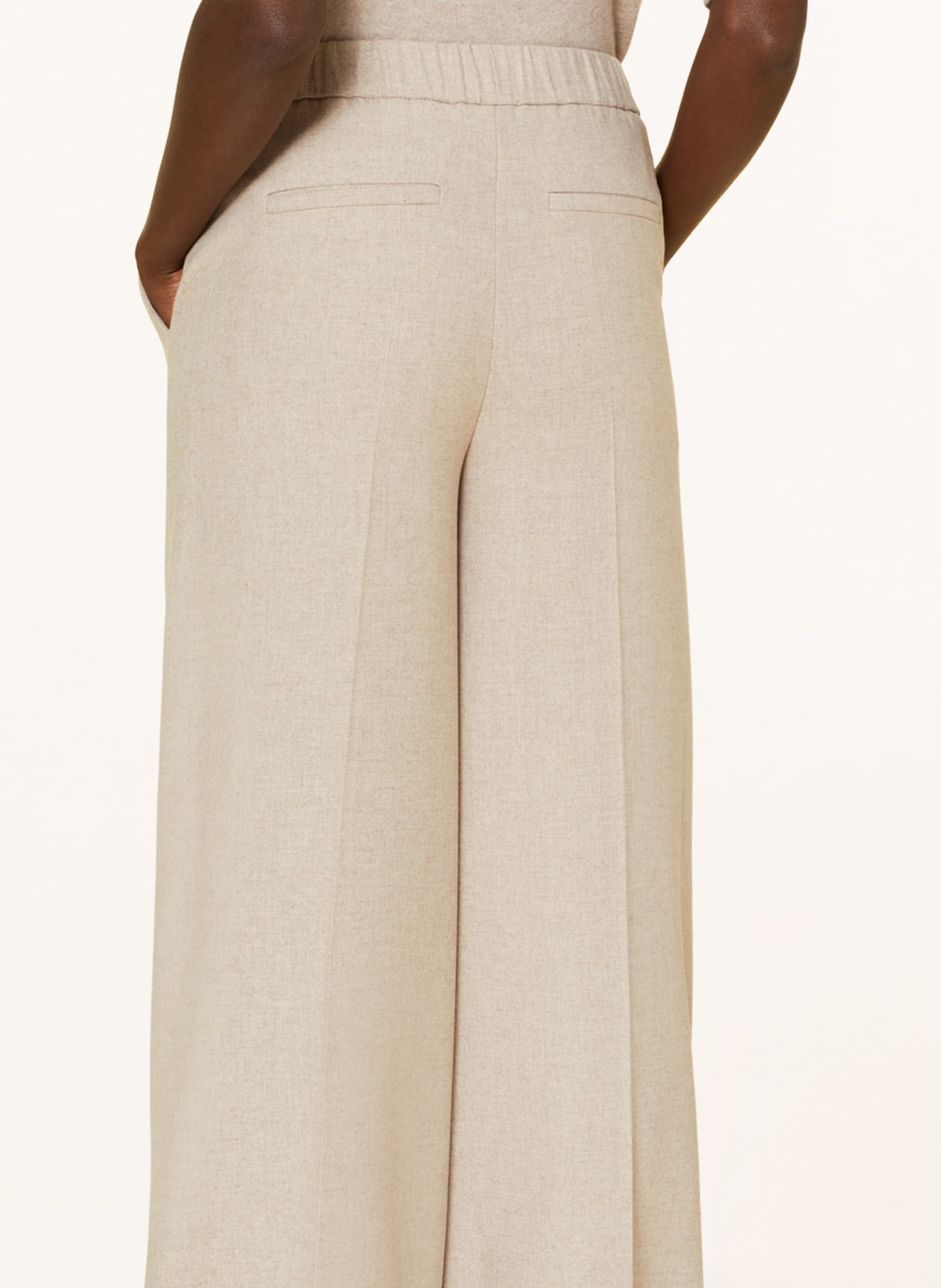 DRYKORN Wide leg trousers EARN, Color: CREAM (Image 5)