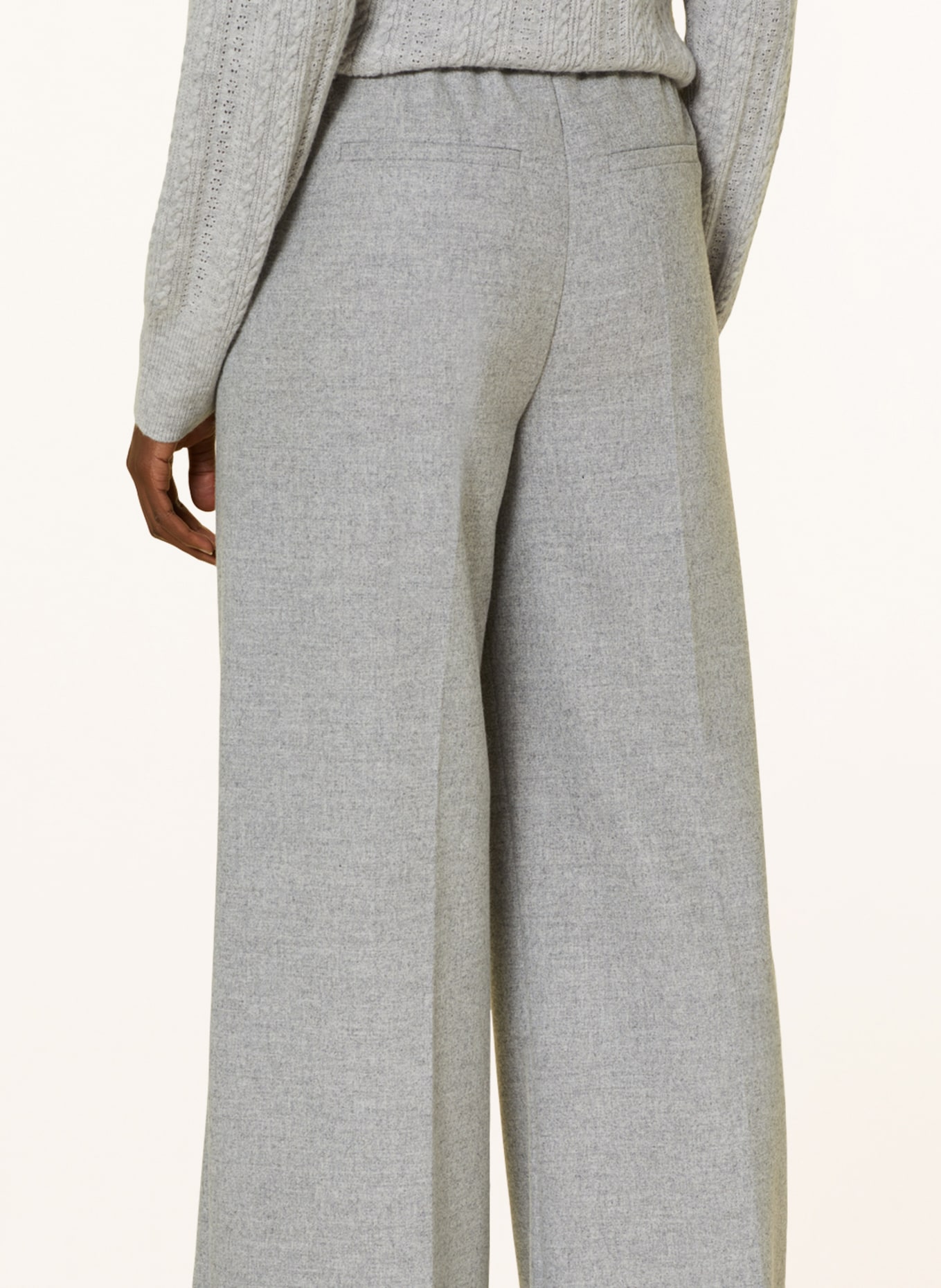 DRYKORN Wide leg trousers EARN, Color: GRAY (Image 5)