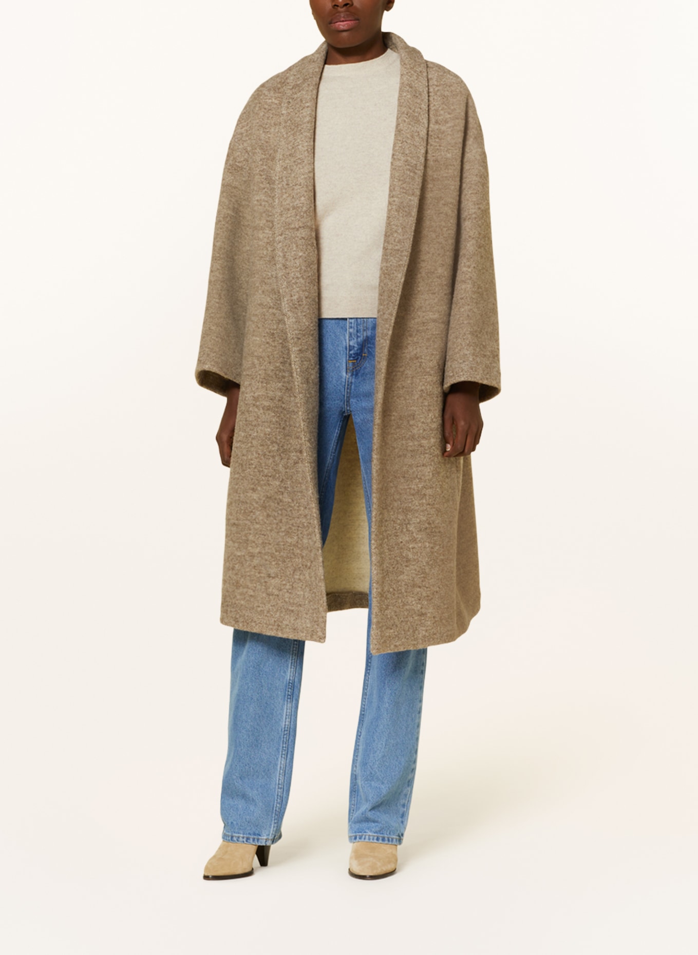 DRYKORN Wool coat BAUPREY, Color: LIGHT BROWN (Image 2)