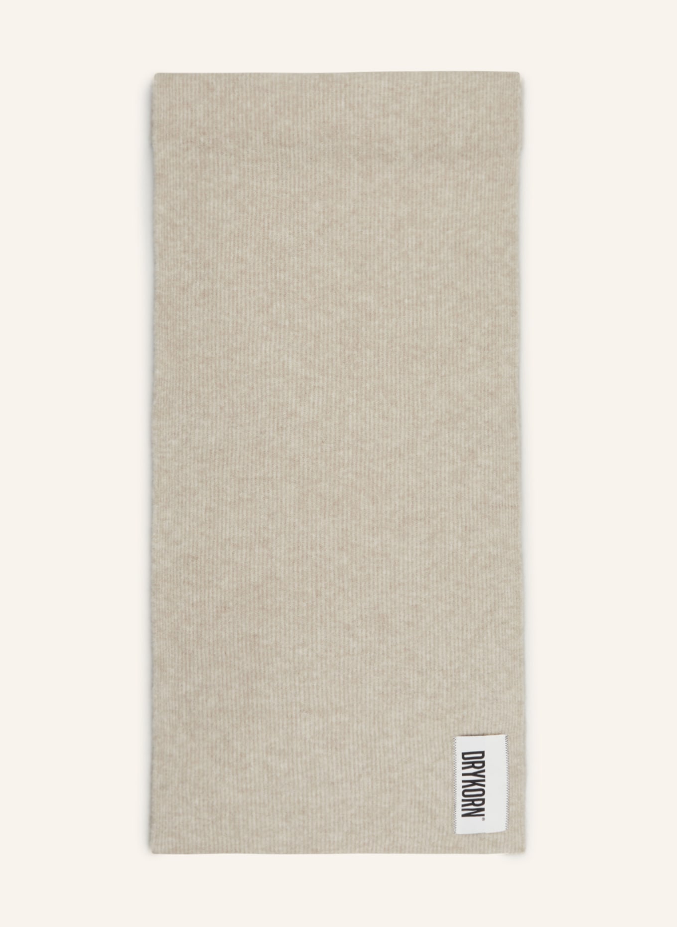 DRYKORN Scarf DUB with alpaca, Color: LIGHT BROWN (Image 1)
