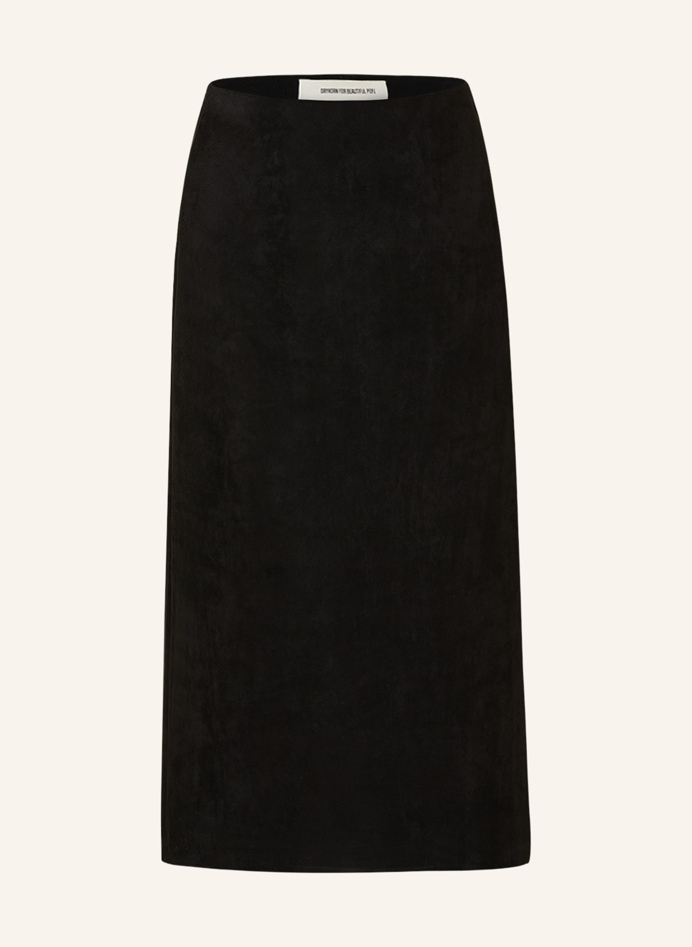 DRYKORN Skirt ASSER in leather look, Color: BLACK (Image 1)