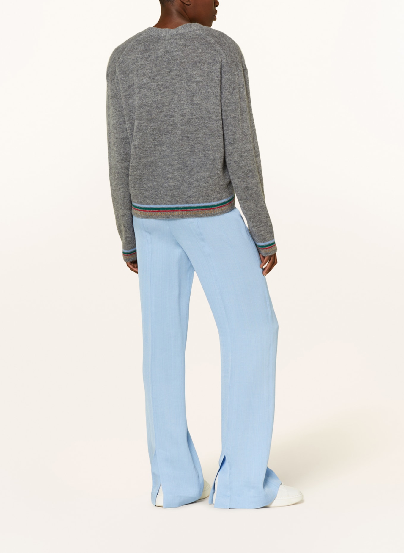 DRYKORN Oversized-Pullover KARAJA mit Alpaka, Farbe: GRAU (Bild 3)
