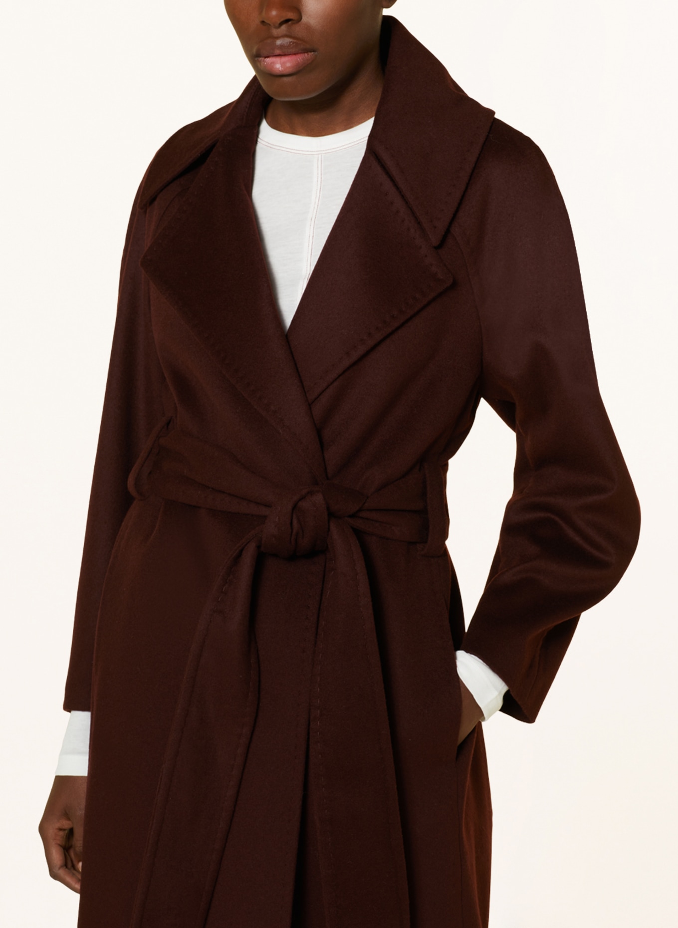 DRYKORN Wool coat ALPERTON, Color: DARK RED (Image 4)