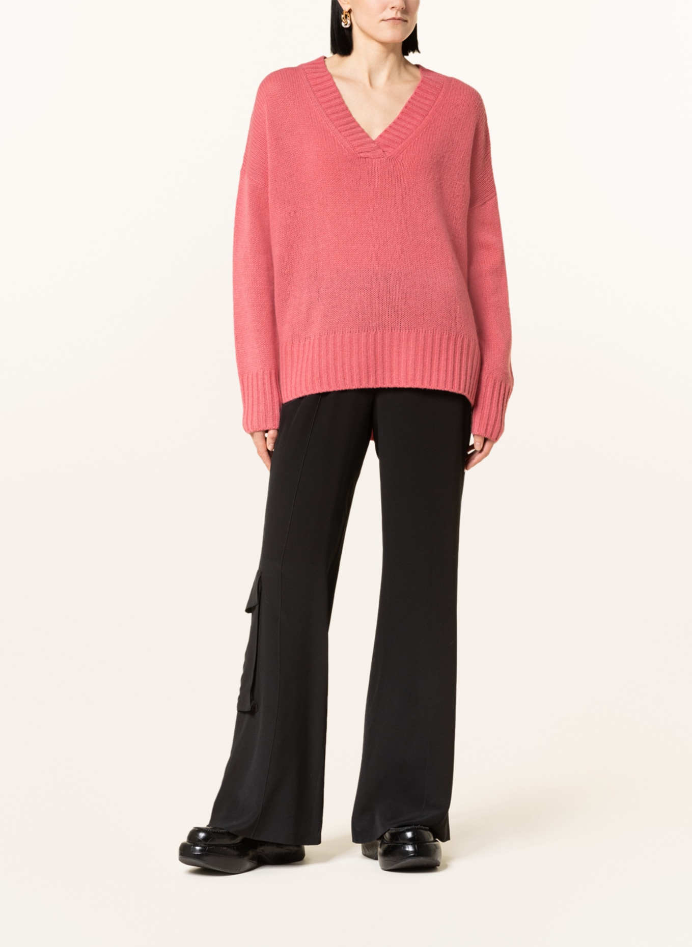 FFC Sweter z dodatkiem kaszmiru, Kolor: JASNOCZERWONY (Obrazek 2)