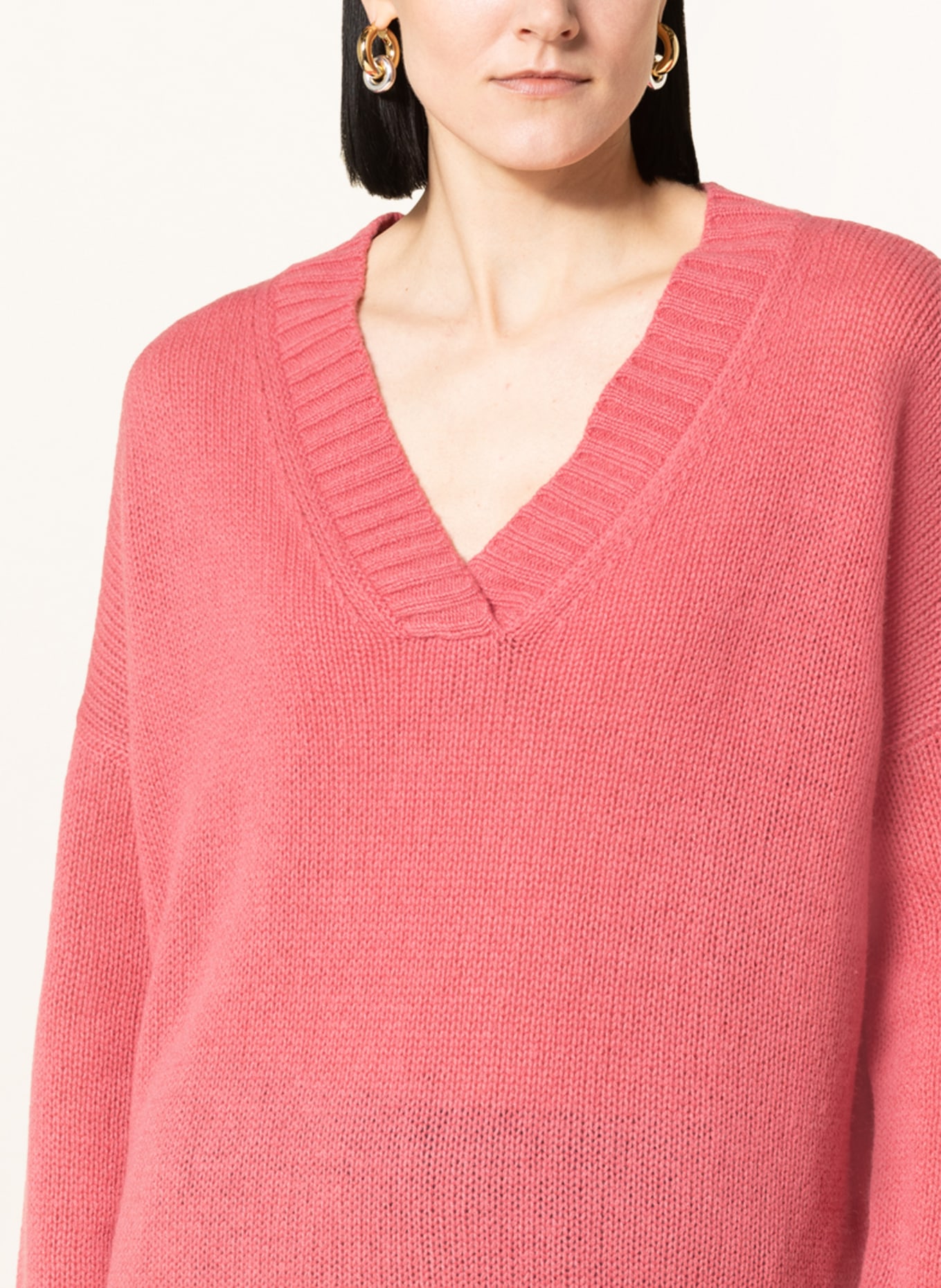 FFC Sweter z dodatkiem kaszmiru, Kolor: JASNOCZERWONY (Obrazek 4)