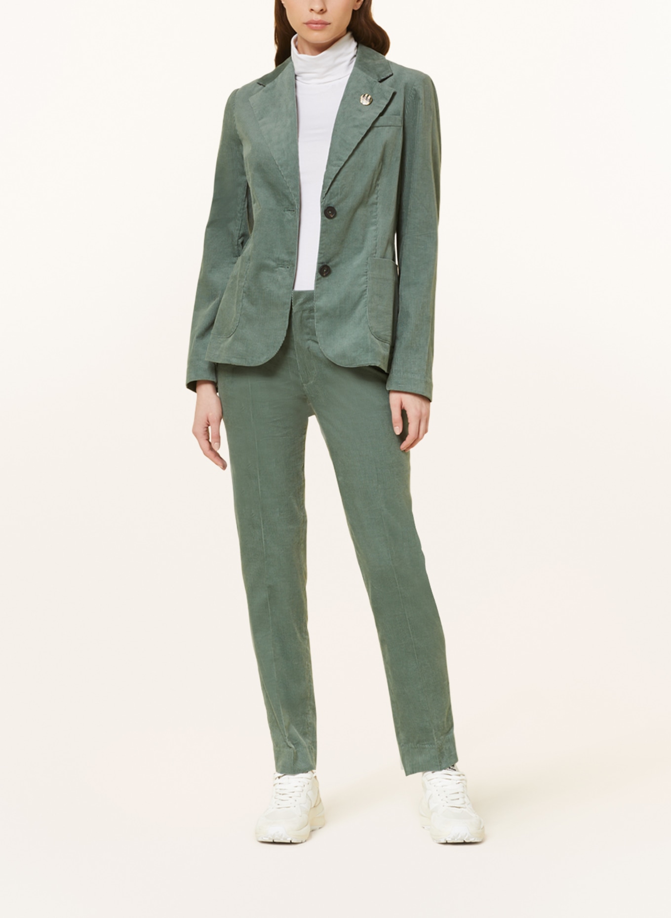 SCOTCH & SODA Corduroy blazer, Color: GREEN (Image 2)