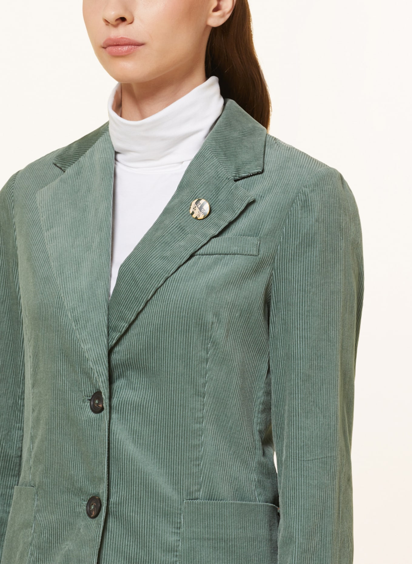 SCOTCH & SODA Corduroy blazer, Color: GREEN (Image 4)
