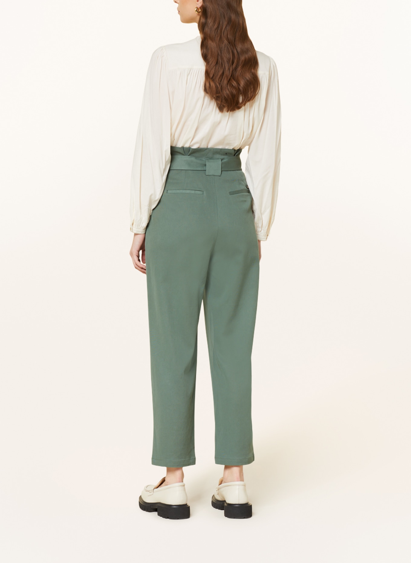 SCOTCH & SODA Paper bag trousers DAISY, Color: GREEN (Image 3)