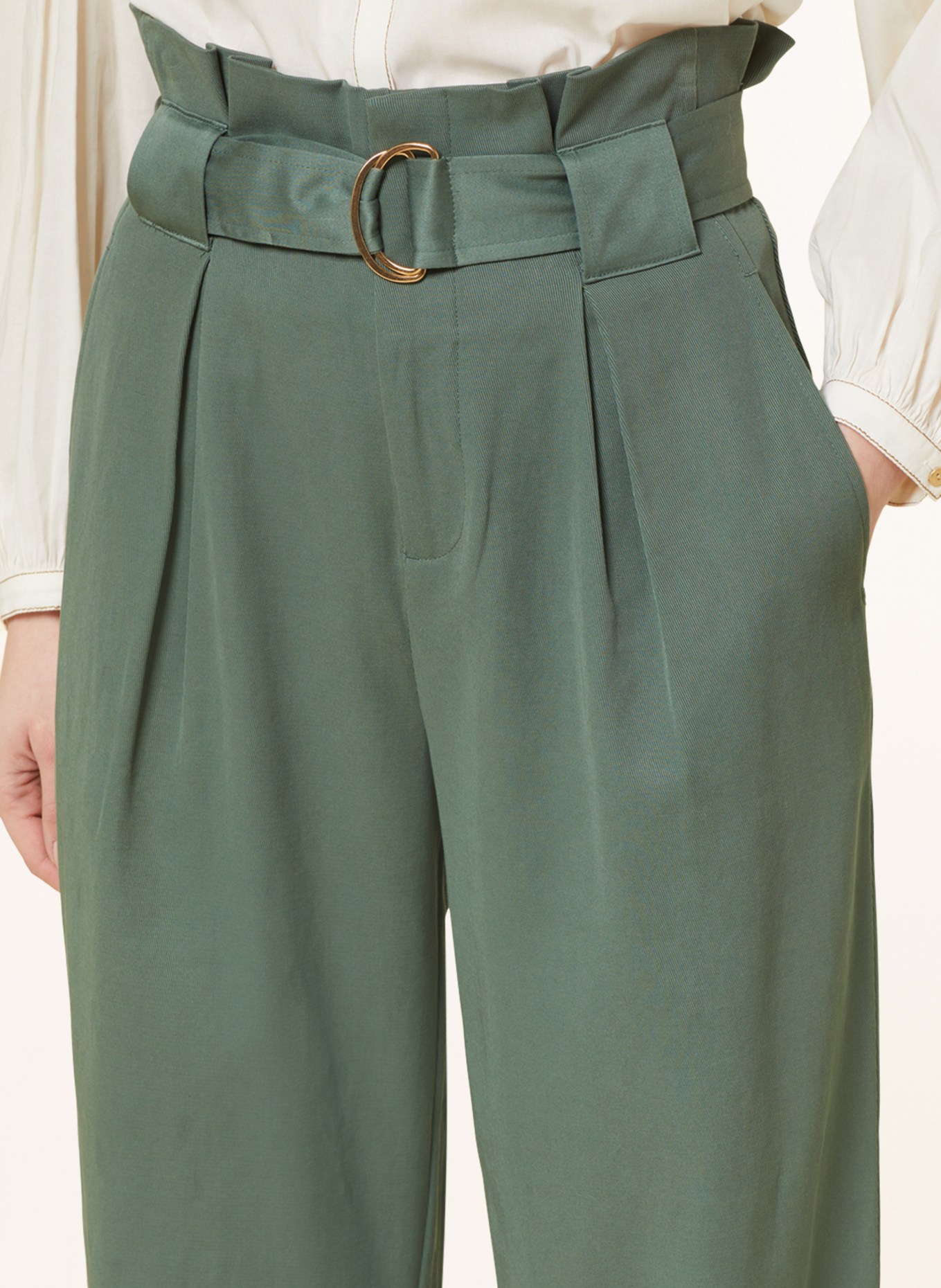 SCOTCH & SODA Paper bag trousers DAISY, Color: GREEN (Image 5)