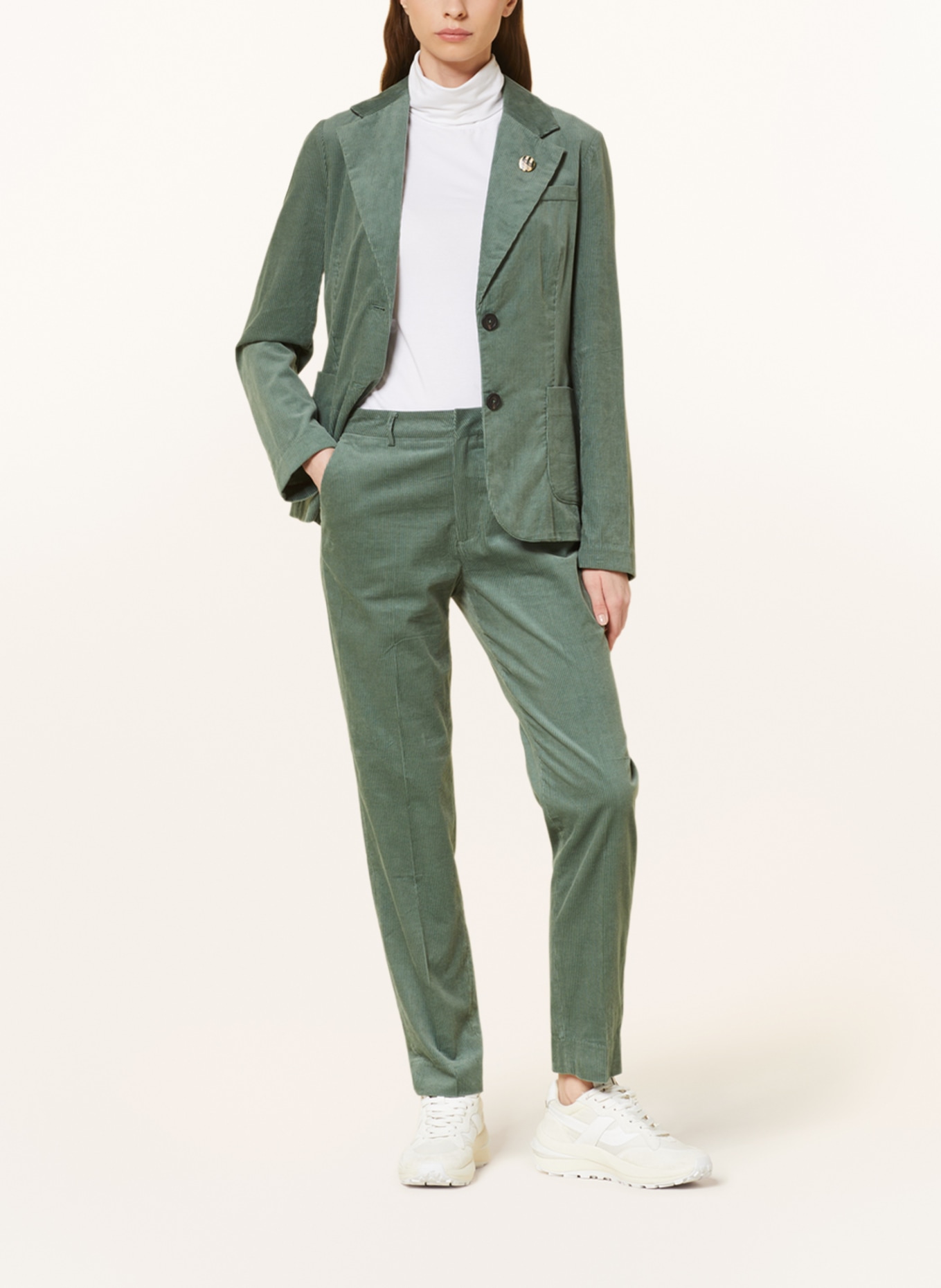 SCOTCH & SODA Corduroy trousers LOWRY, Color: GREEN (Image 2)