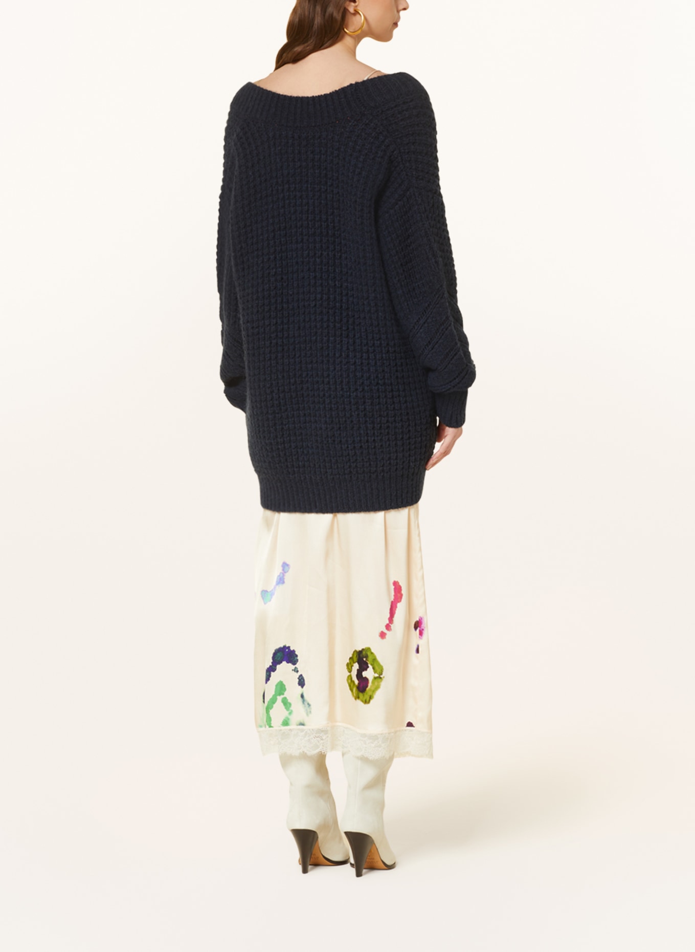 SCOTCH & SODA Sweter oversize, Kolor: GRANATOWY (Obrazek 3)