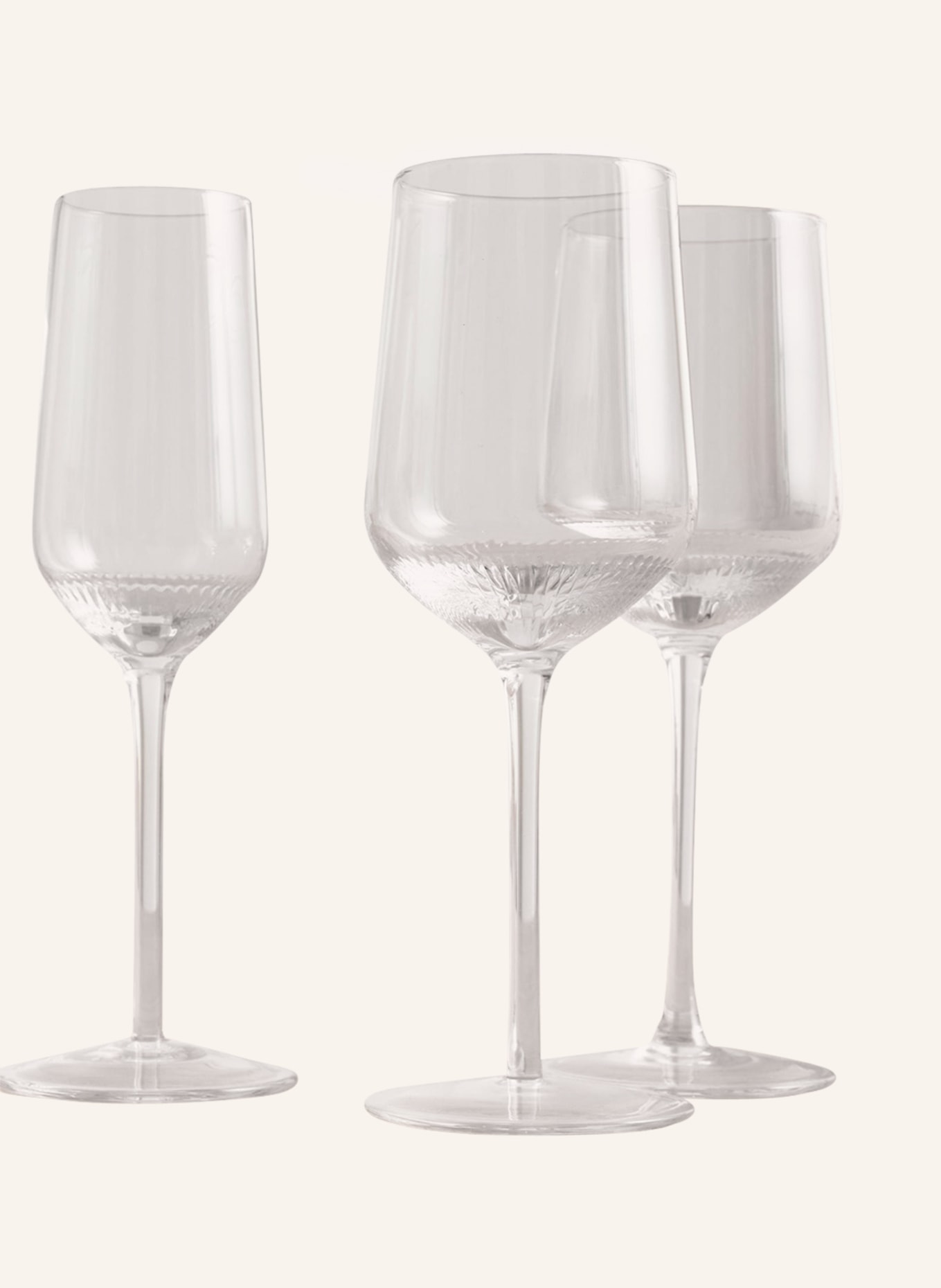 Marc O'Polo Set of 4 wine glasses MOMENTS, Color: WHITE (Image 3)