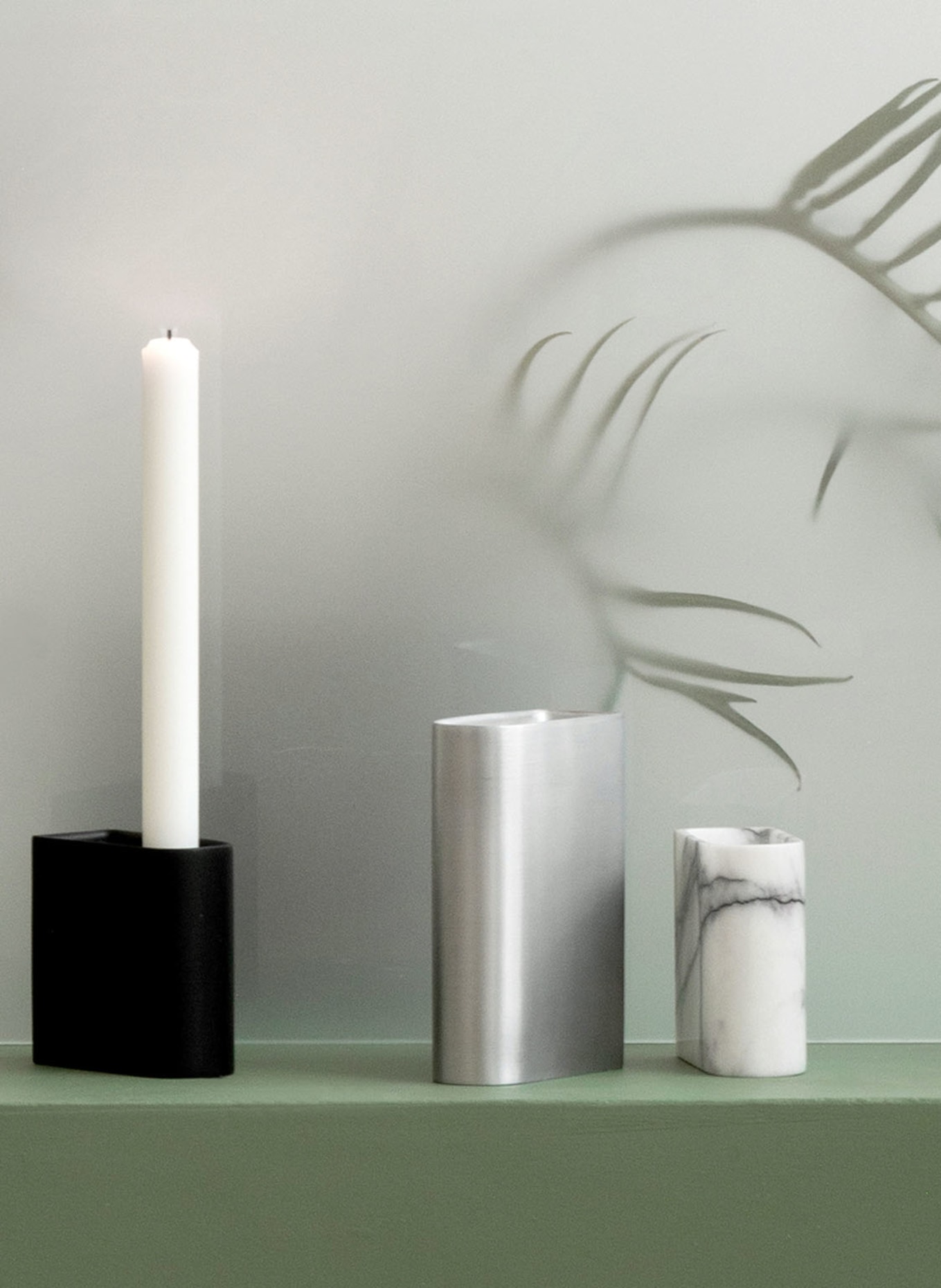 Northern Candleholder MONOLITH, Color: WHITE (Image 2)
