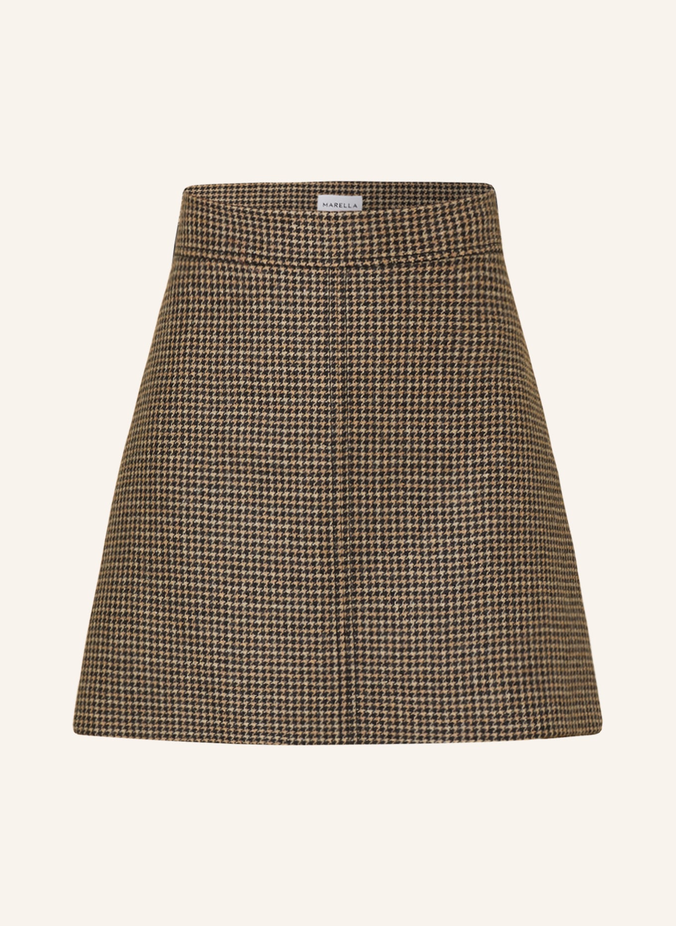 MARELLA Skirt MUSETTE, Color: BLACK/ CAMEL (Image 1)