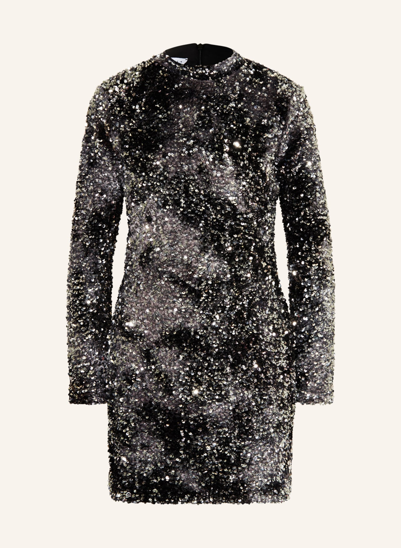 MARELLA Kleid NOVER mit Pailletten, Farbe: SCHWARZ/ SILBER (Bild 1)