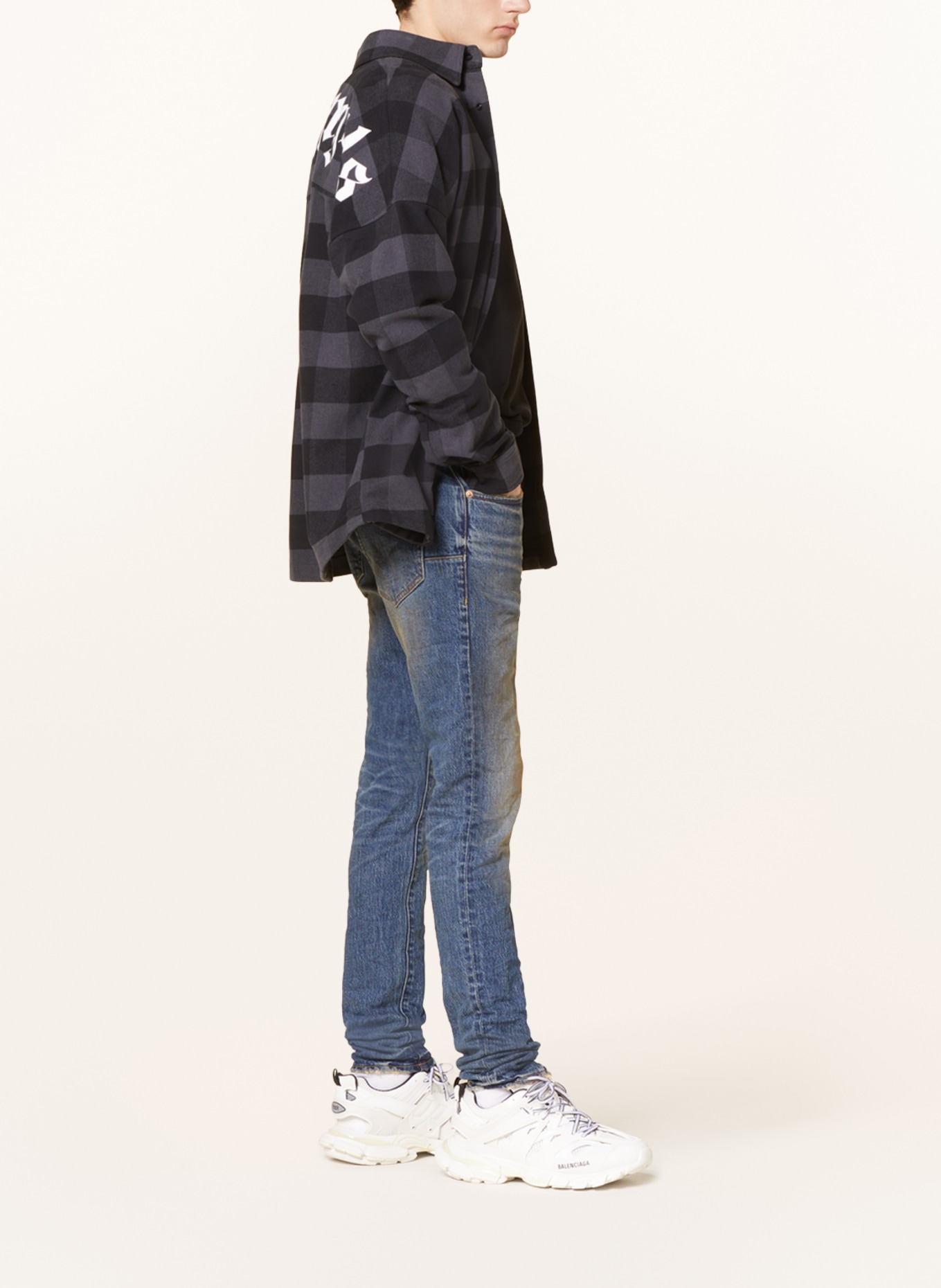 PURPLE BRAND Jeans Slim Fit, Farbe: MVDI DARK INDIGO (Bild 4)