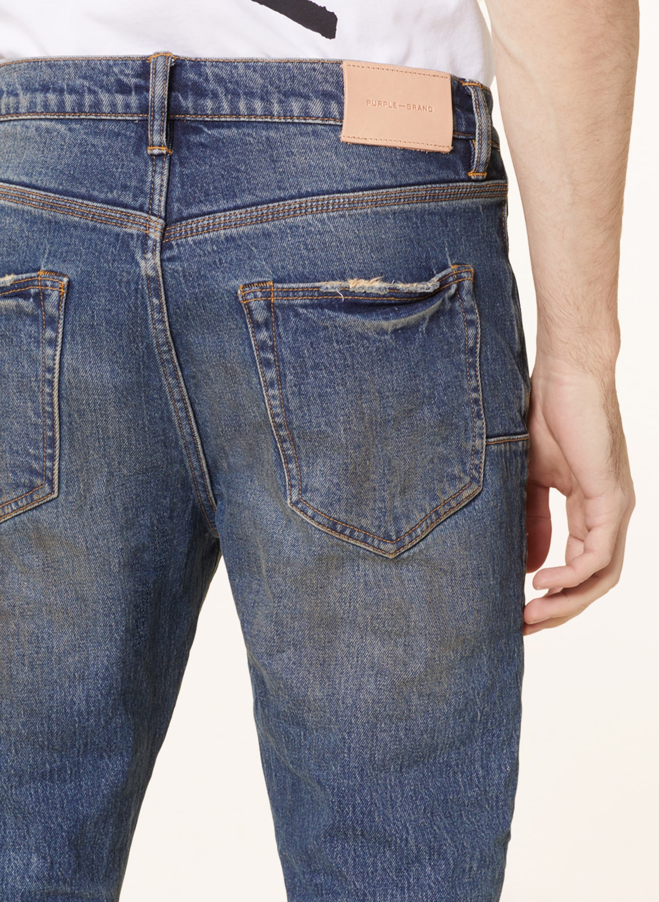 PURPLE BRAND Jeans Slim Fit, Farbe: MVDI DARK INDIGO (Bild 6)