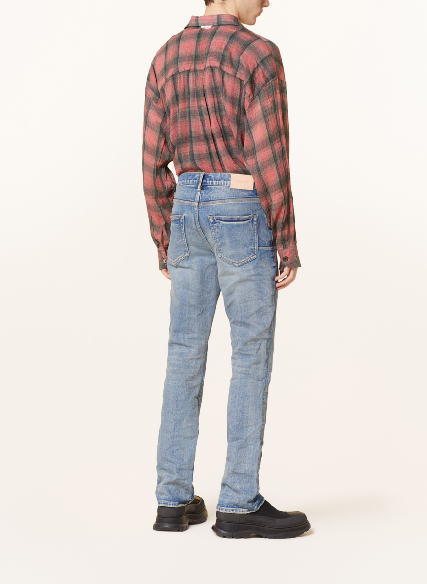 PURPLE BRAND Jeans Straight Fit, Farbe: TIWV VINTAGE FLARE (Bild 3)