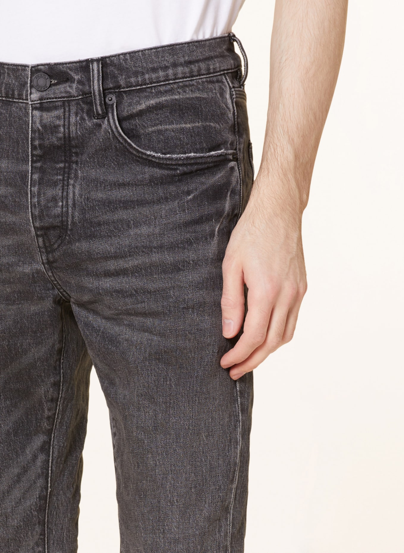 PURPLE BRAND Jeans Slim Fit, Farbe: NFSB WASHED BLACK (Bild 5)