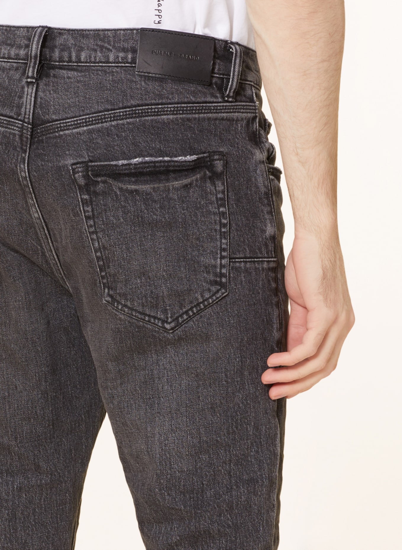 PURPLE BRAND Jeans slim fit, Color: NFSB WASHED BLACK (Image 6)