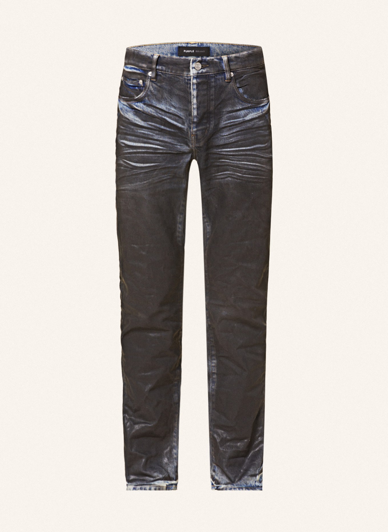 PURPLE BRAND Jeans Straight Fit, Farbe: DCDB FLARE BLACK (Bild 1)