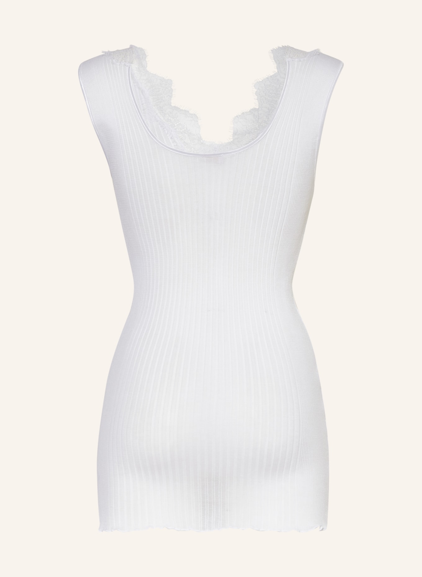 zimmerli Top RICHELIEU, Color: WHITE (Image 2)