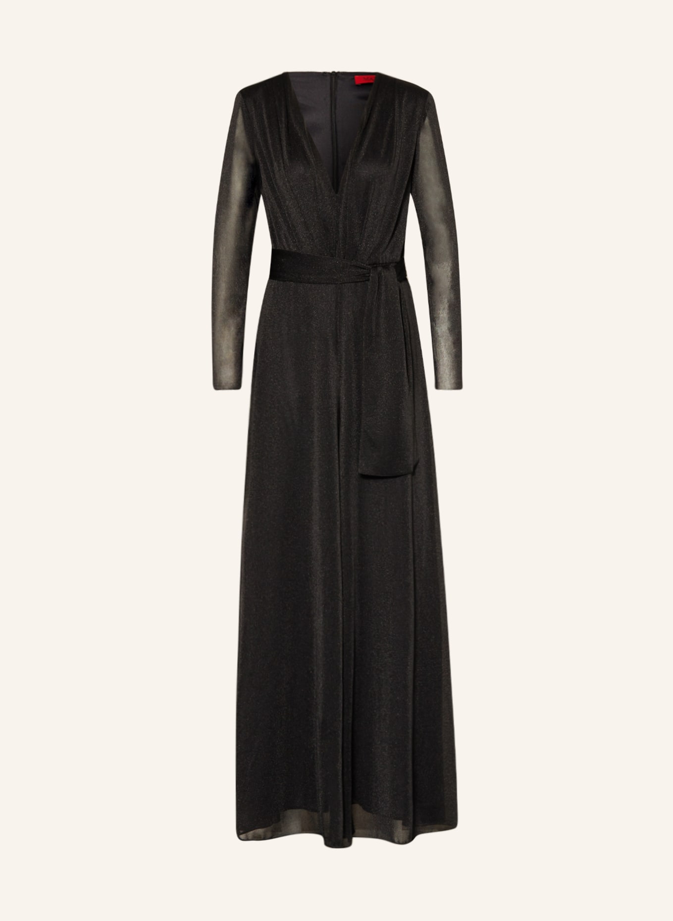 MAX & Co. Jumpsuit FENICE with glitter thread, Color: BLACK (Image 1)