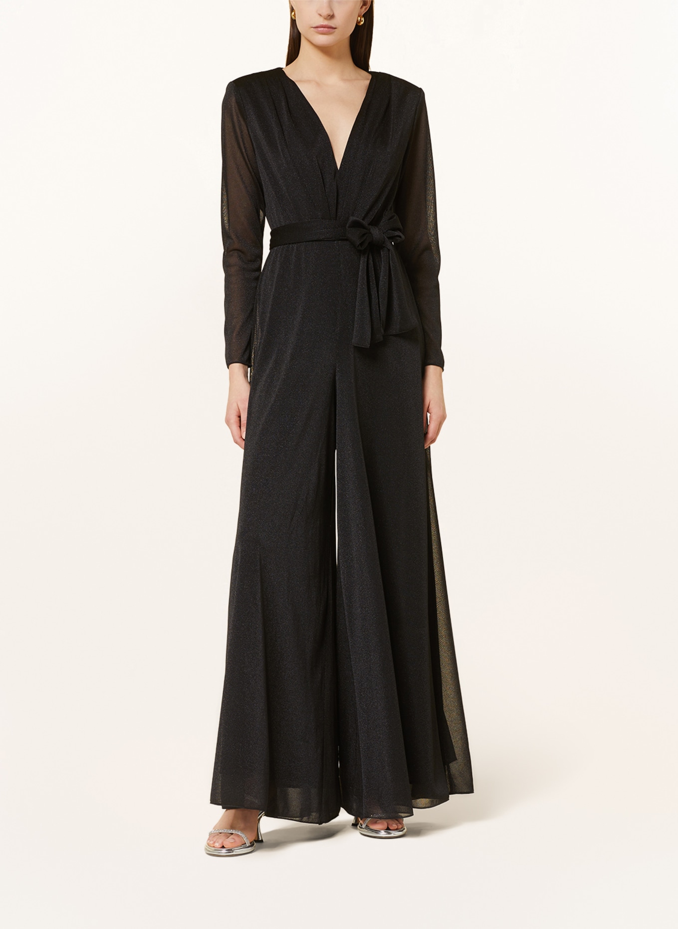 MAX & Co. Jumpsuit FENICE with glitter thread, Color: BLACK (Image 2)
