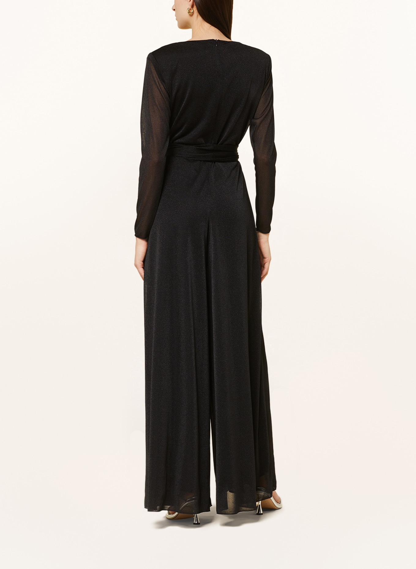 MAX & Co. Jumpsuit FENICE with glitter thread, Color: BLACK (Image 3)