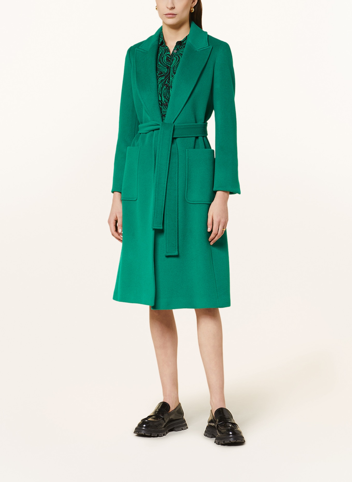 MAX & Co. Wool coat RUNAWAY, Color: GREEN (Image 2)