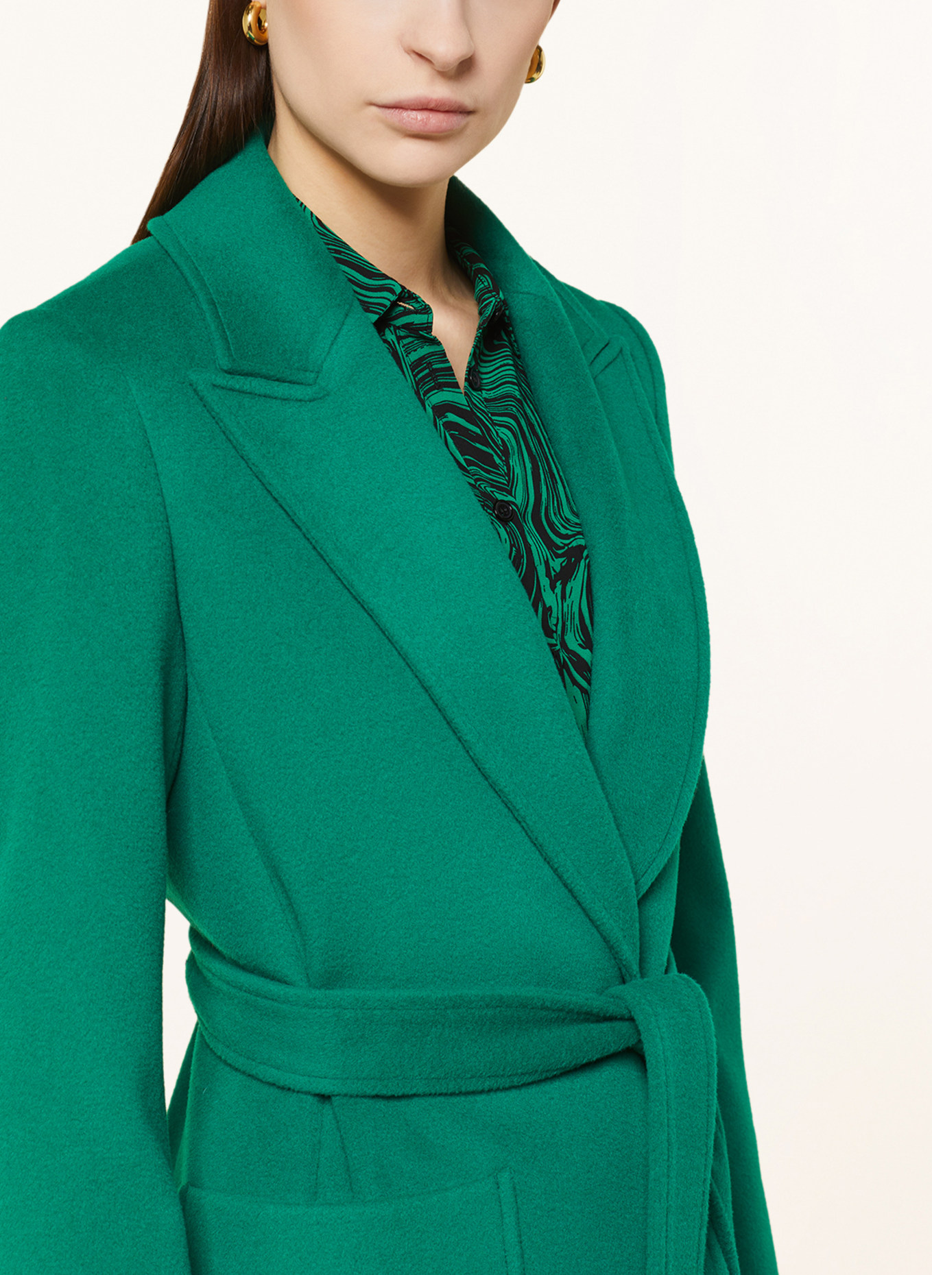 MAX & Co. Wool coat RUNAWAY, Color: GREEN (Image 4)